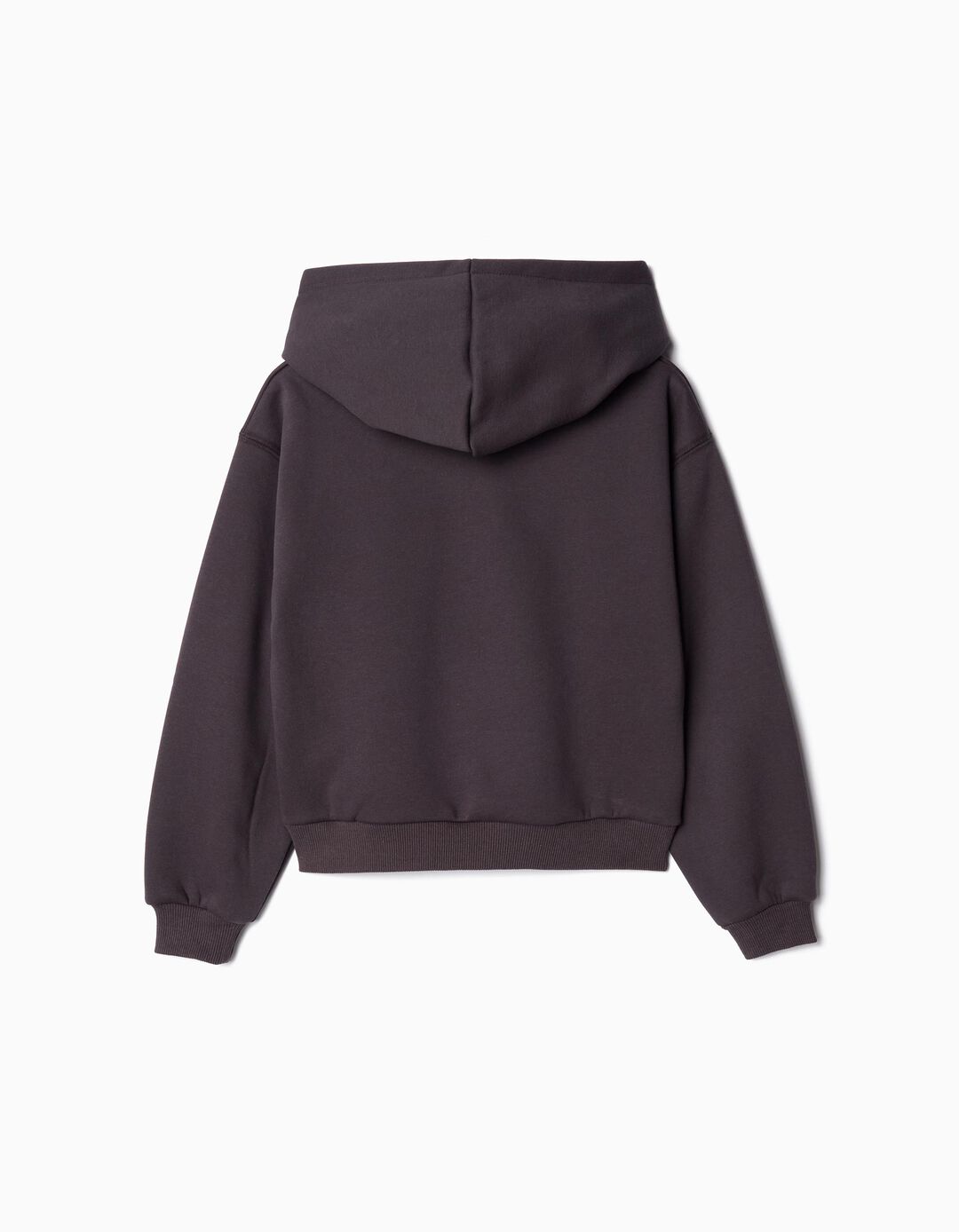 Sweatshirt Capuz Estampado, Menina, Cinzento Escuro