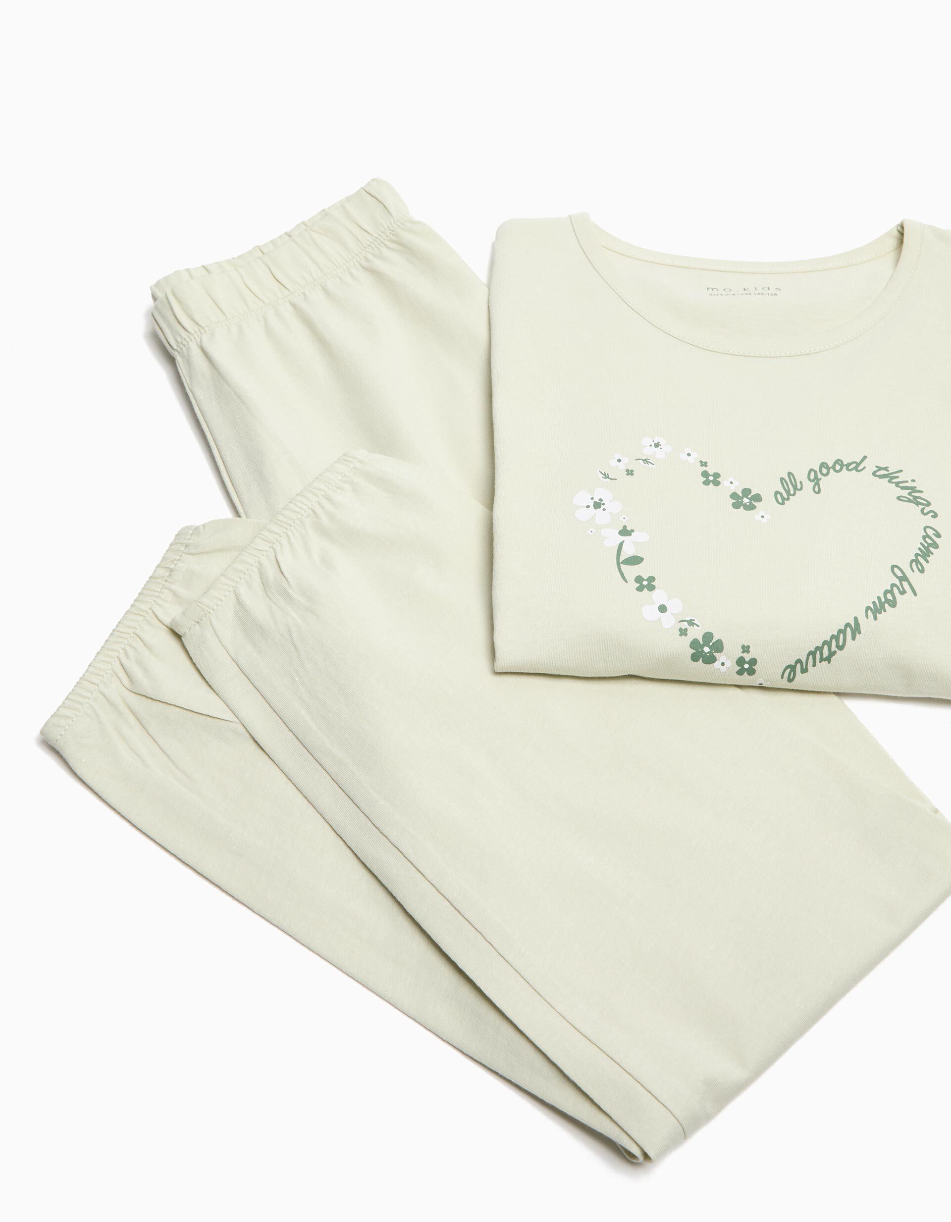 Comprar Online Pijama Jersey, Menina, Verde Claro