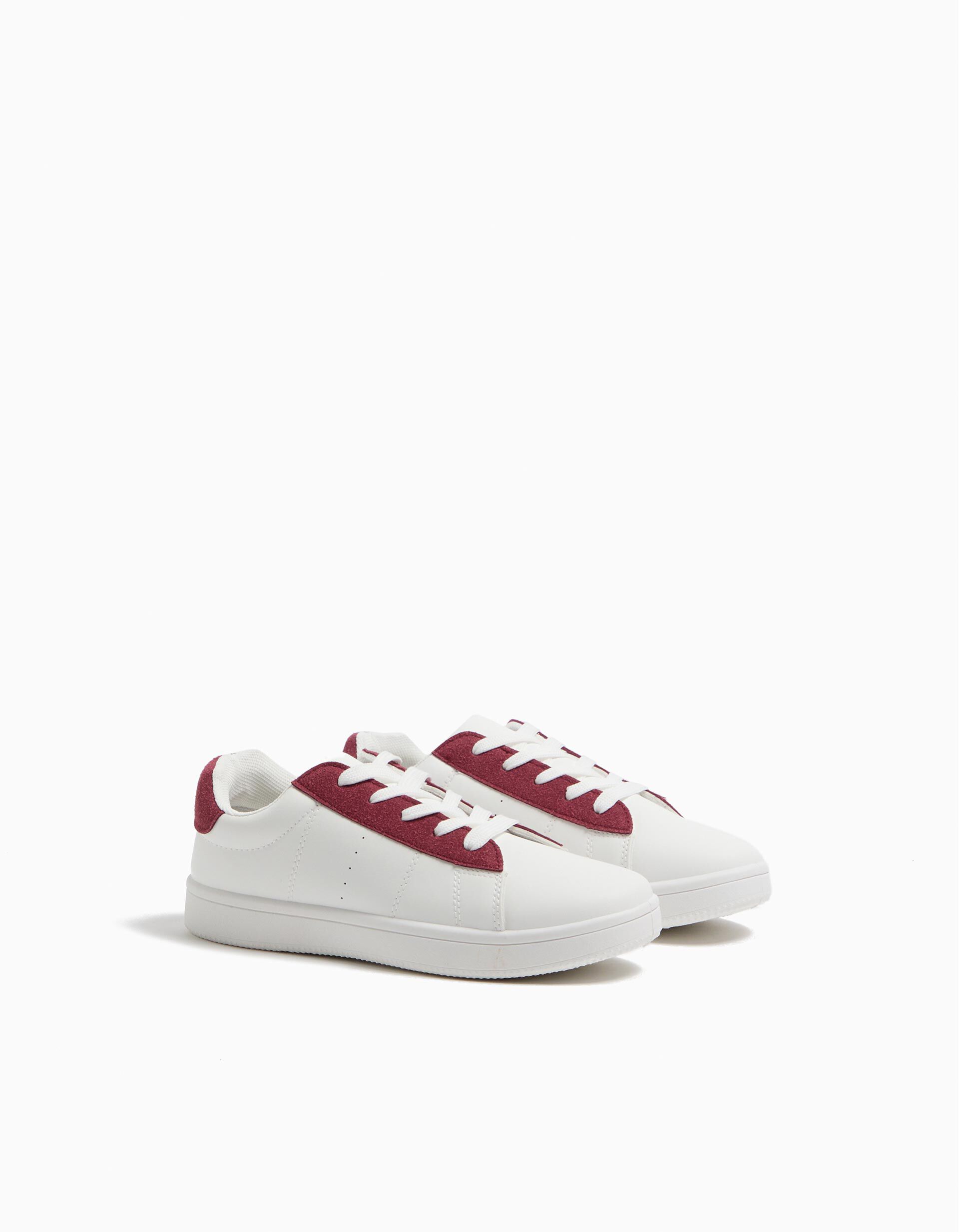 Comprar Online Sapatilhas Contraste, Crian&ccedil;a, Vermelho Escuro