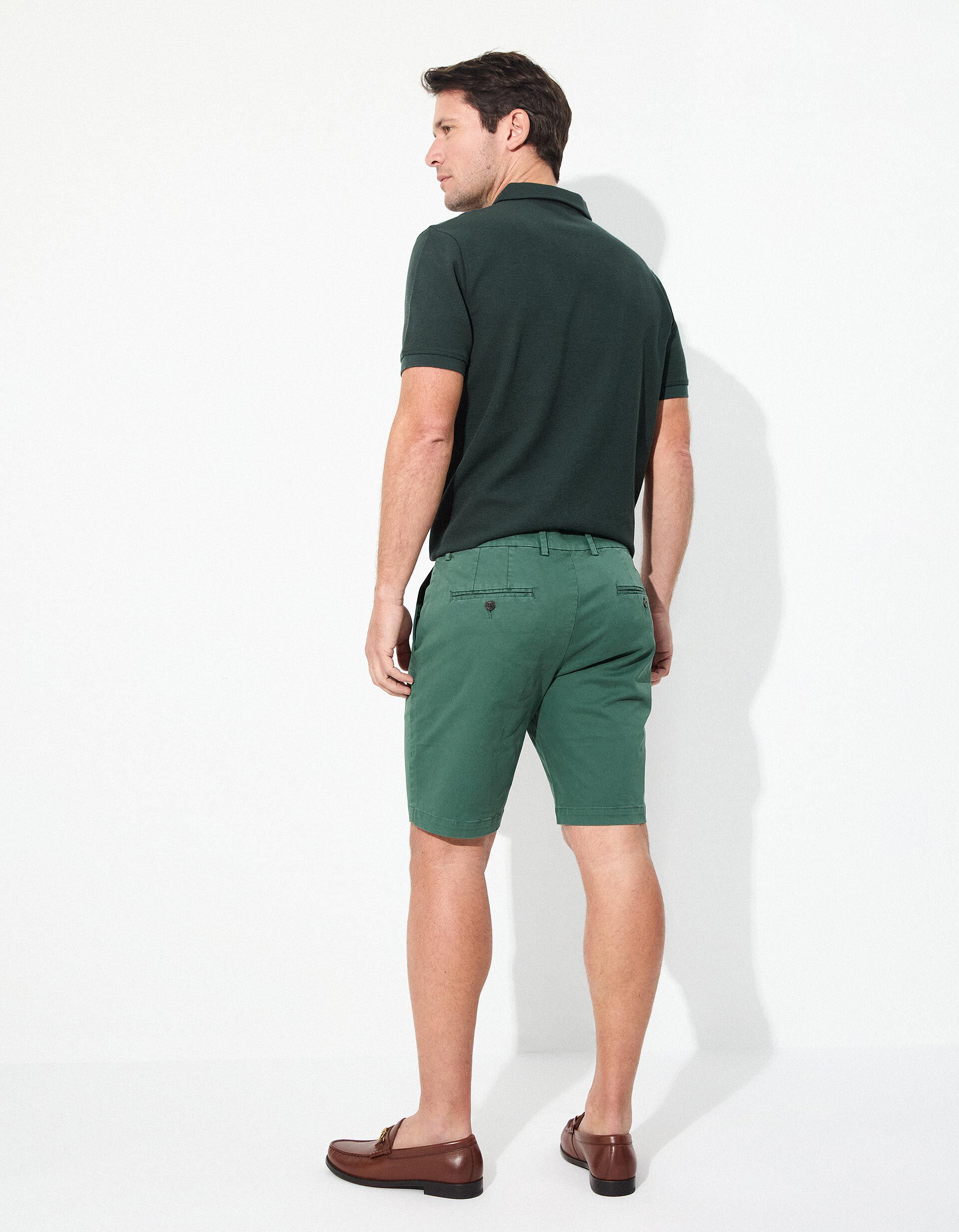 Comprar Online Cal&ccedil;&otilde;es 'Slim fit', Homem, Verde Escuro