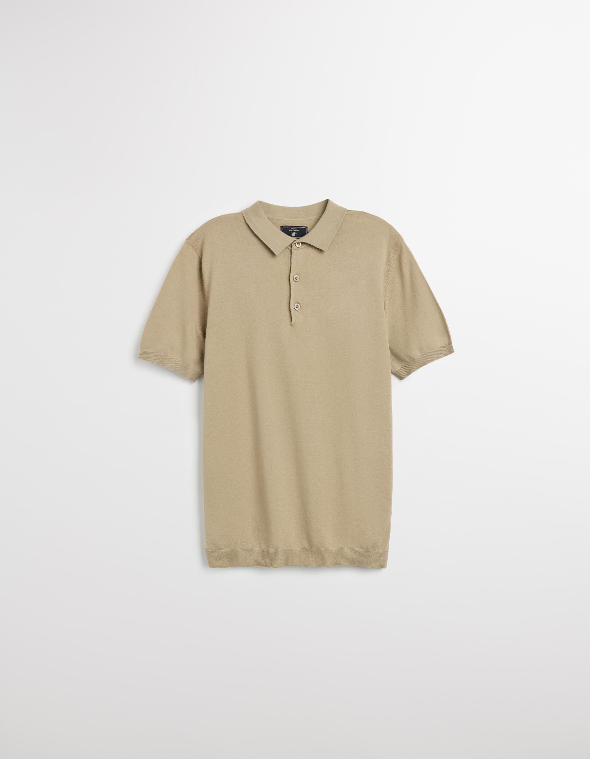 Polo de Malha, Homem, Cinzento