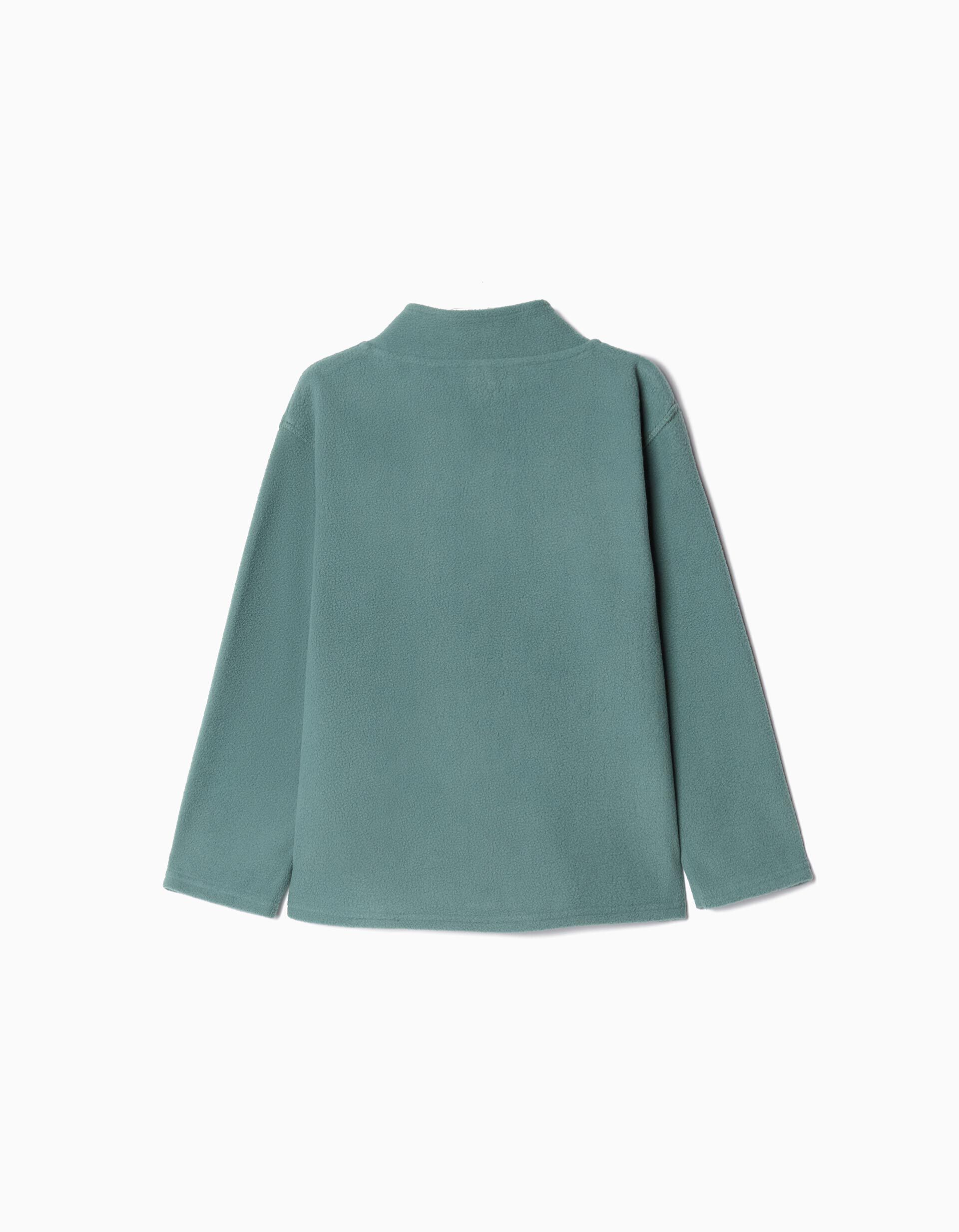 Comprar Online Casaco Polar Fecho de Correr, Menino, Azul Claro