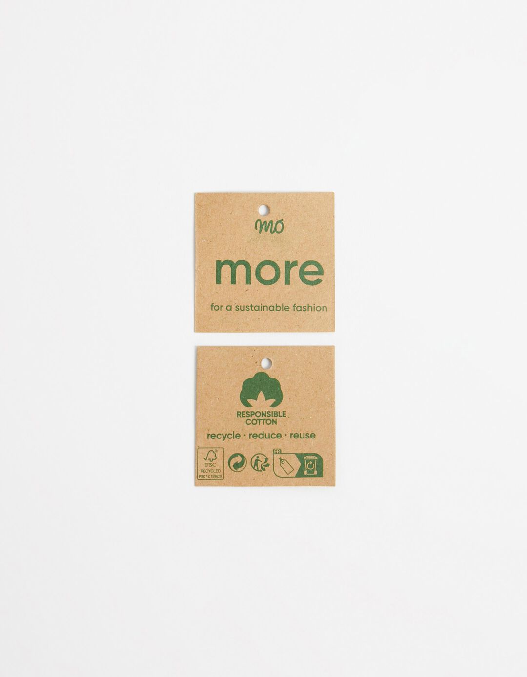 Calças de Ganga 'Tapered Mom Fit', Mulher, Branco