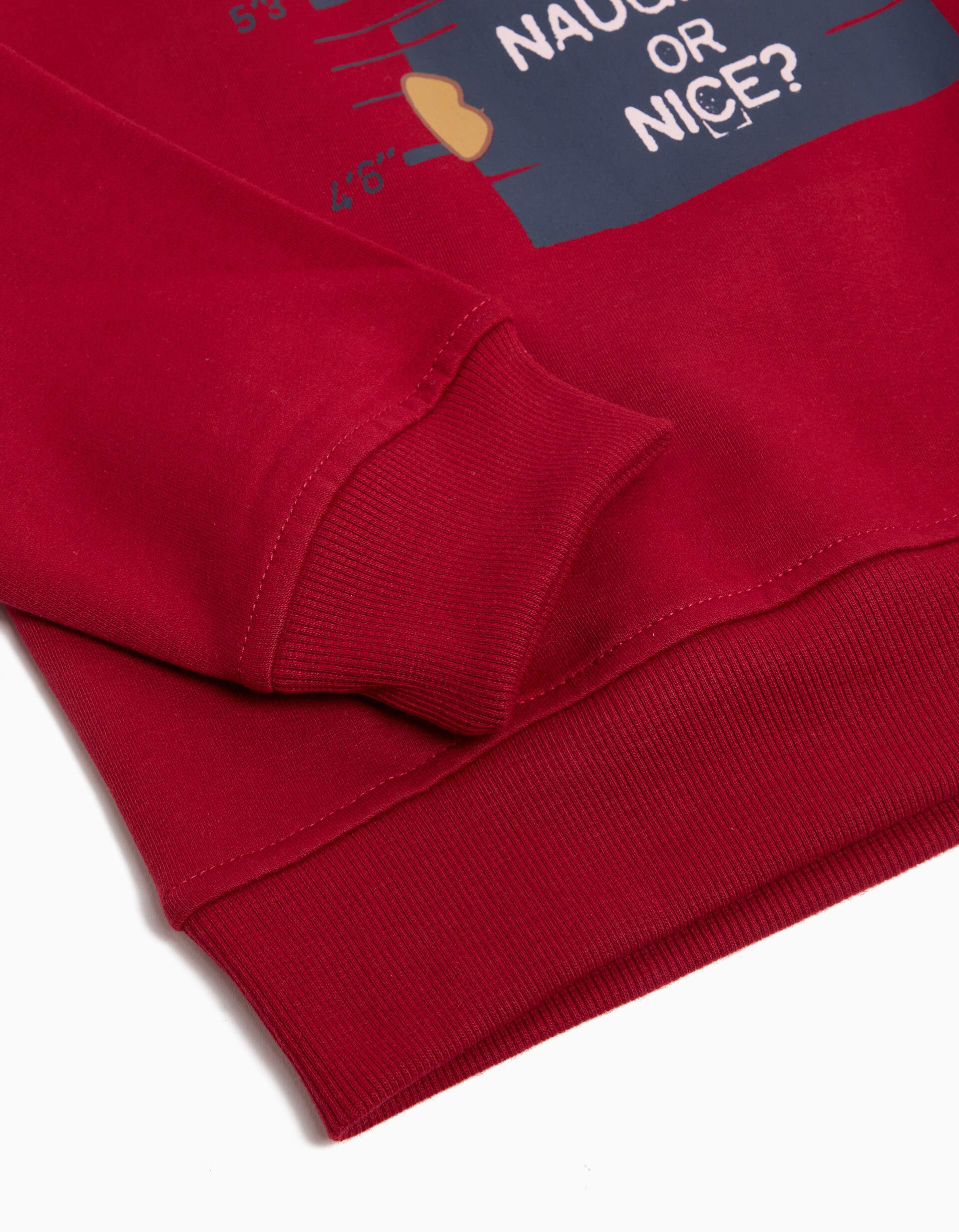 Comprar Online Sweatshirt de Felpa Natal, Menino, Vermelho
