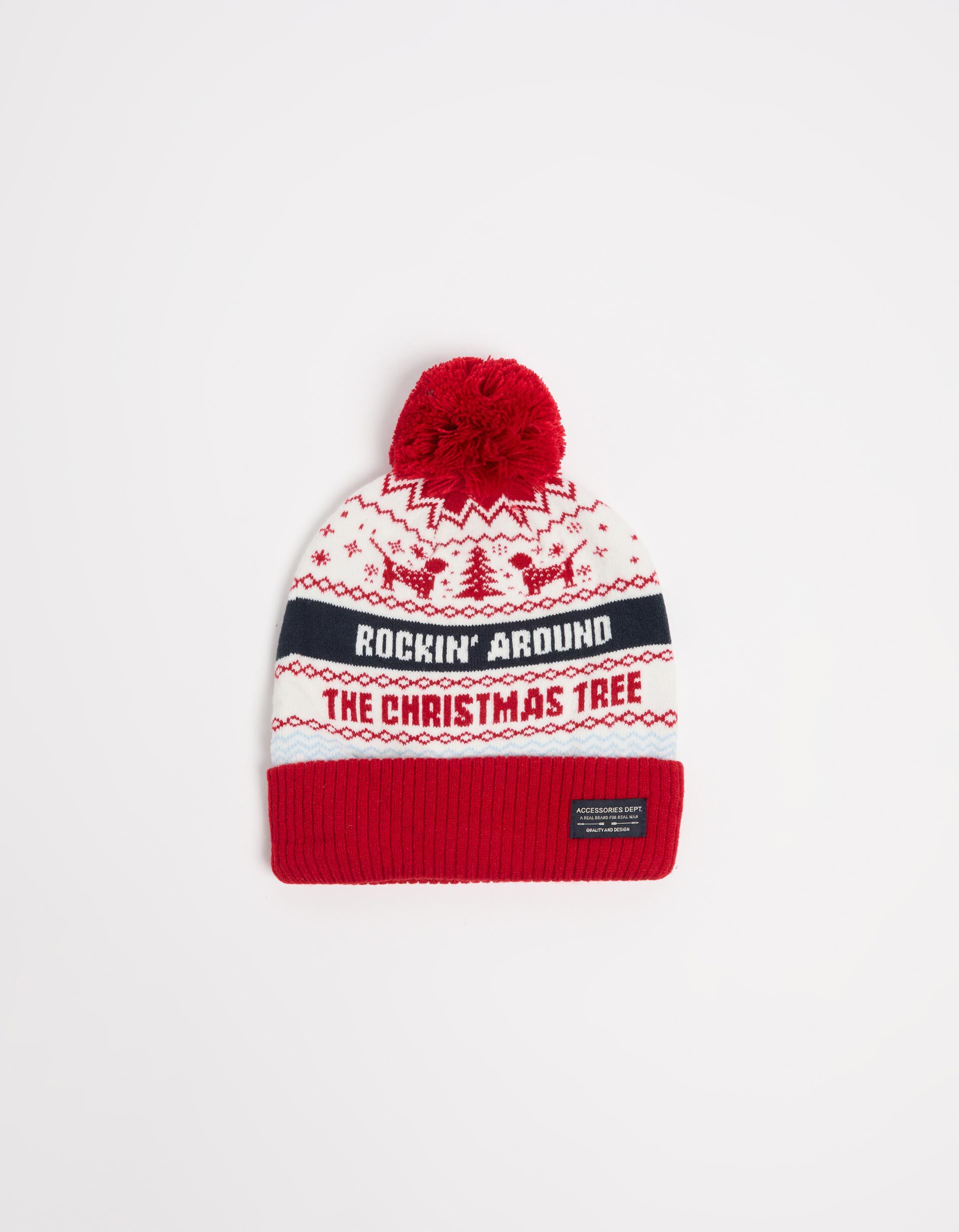 Comprar Online Gorro de Malha Natal, Homem, Vermelho