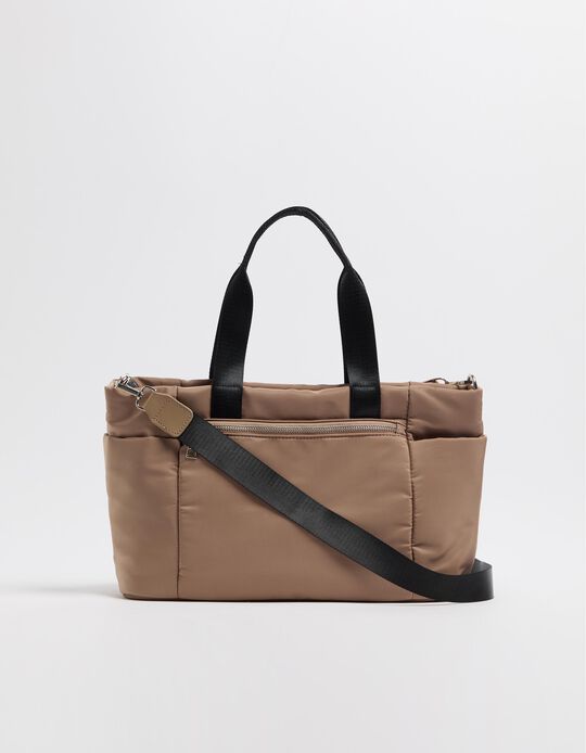 Comprar Online Mala Nylon, Mulher, Bege