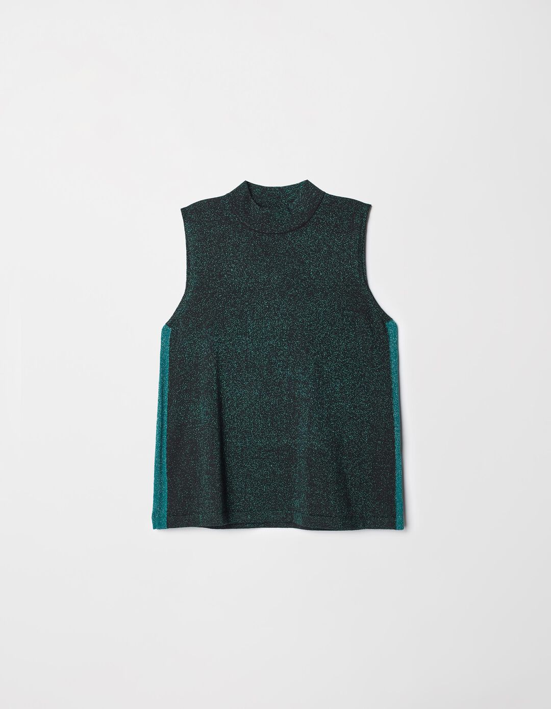 Colete Malha Lurex, Mulher, Verde
