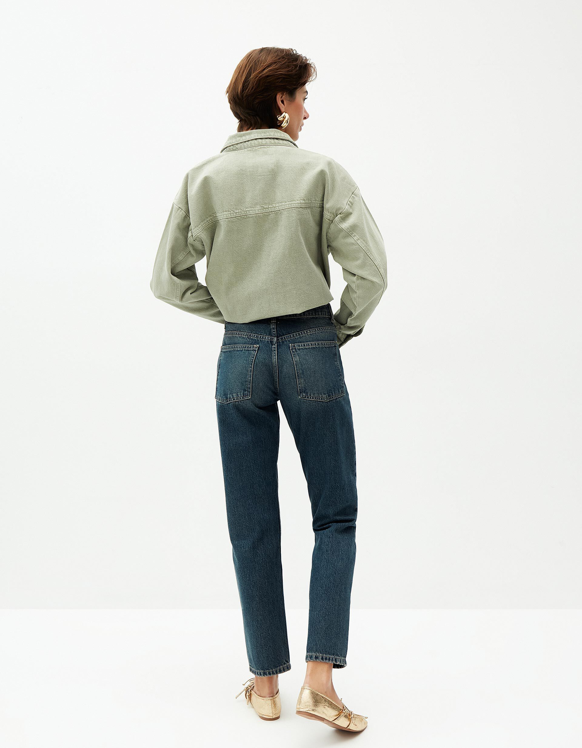 Comprar Online Cal&ccedil;as de Ganga Medium Straight, Mulher, Azul