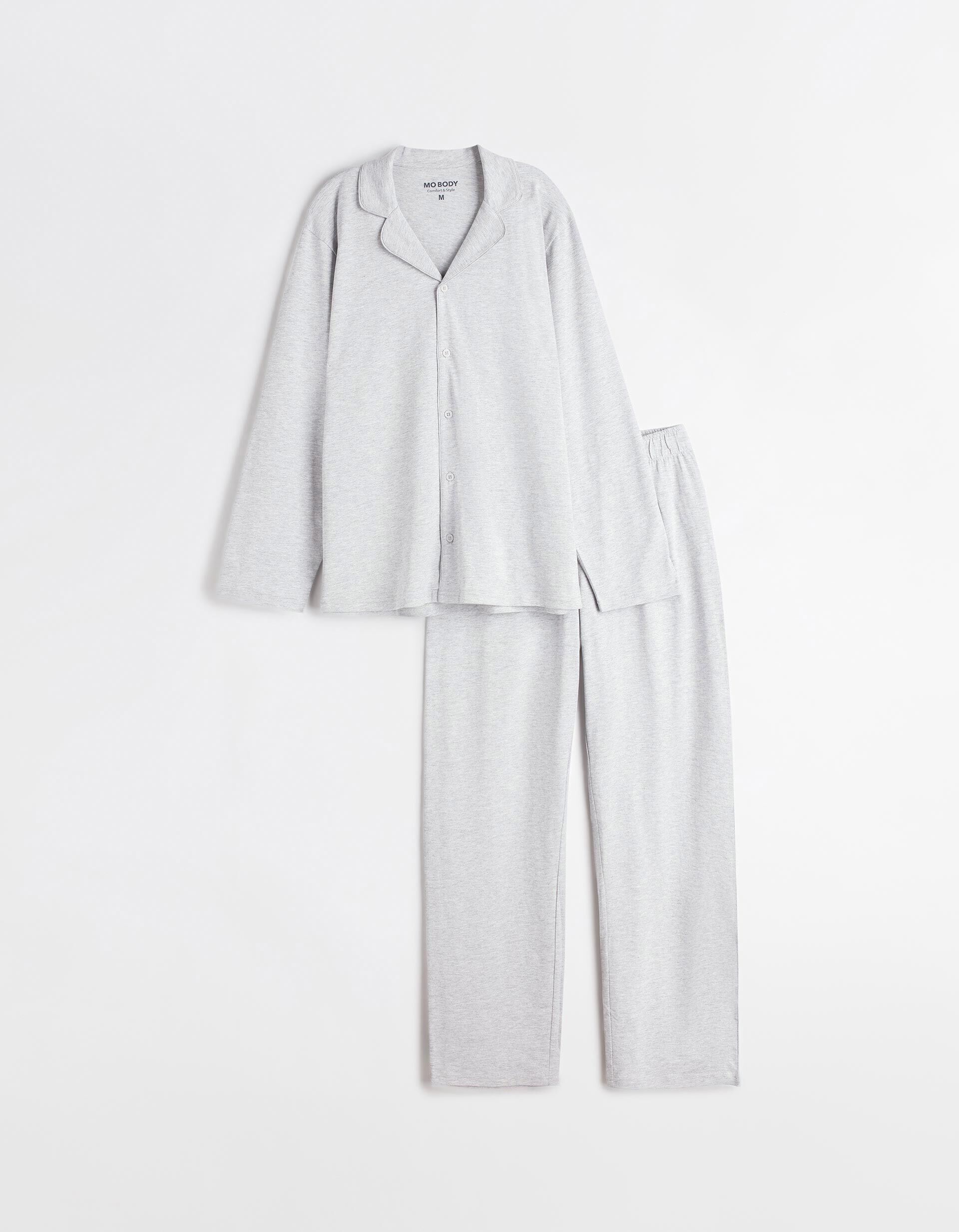Comprar Online Pijama Jersey, Homem, Cinzento Claro