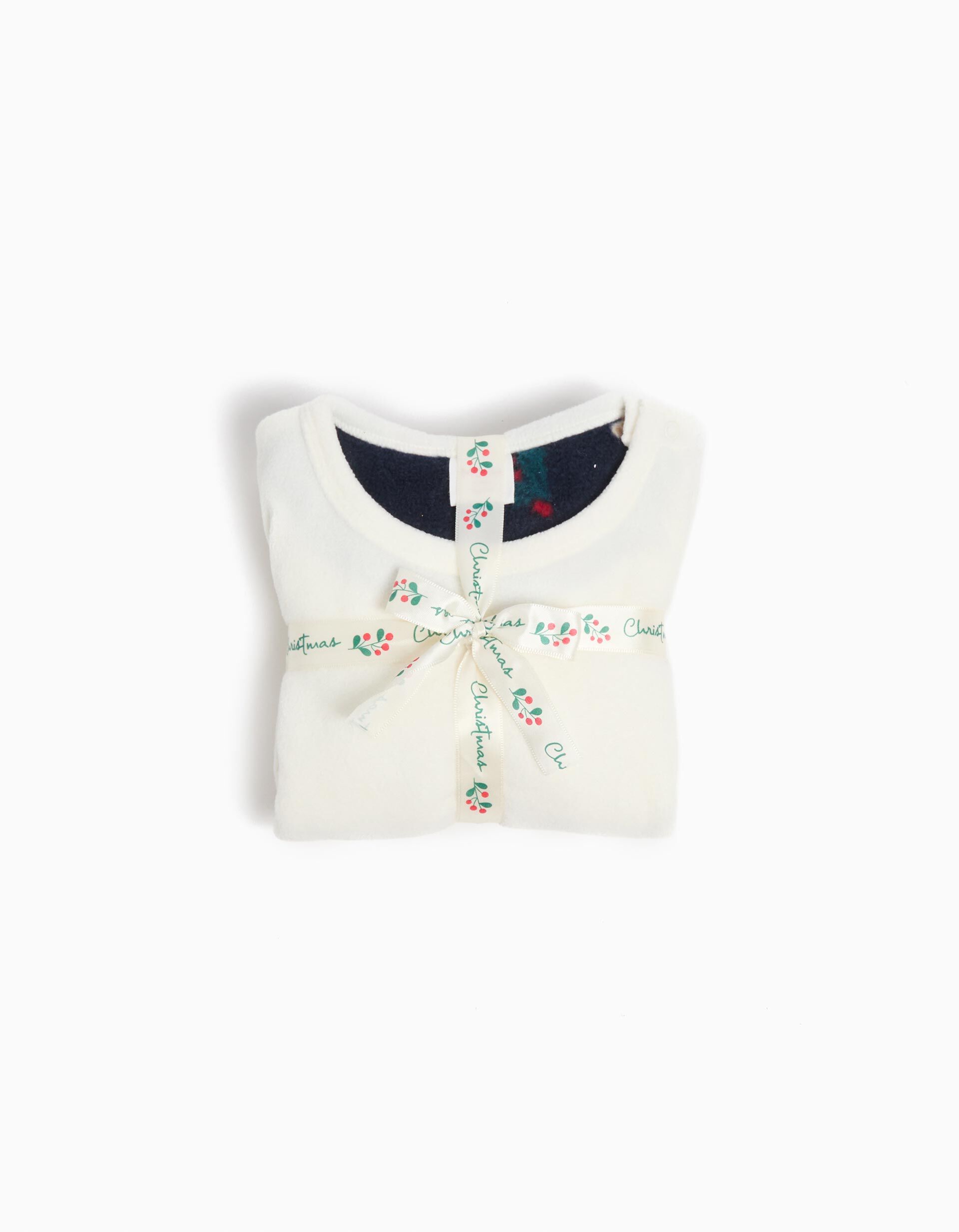 Comprar Online Pijama Polar Natal, Menina, Branco