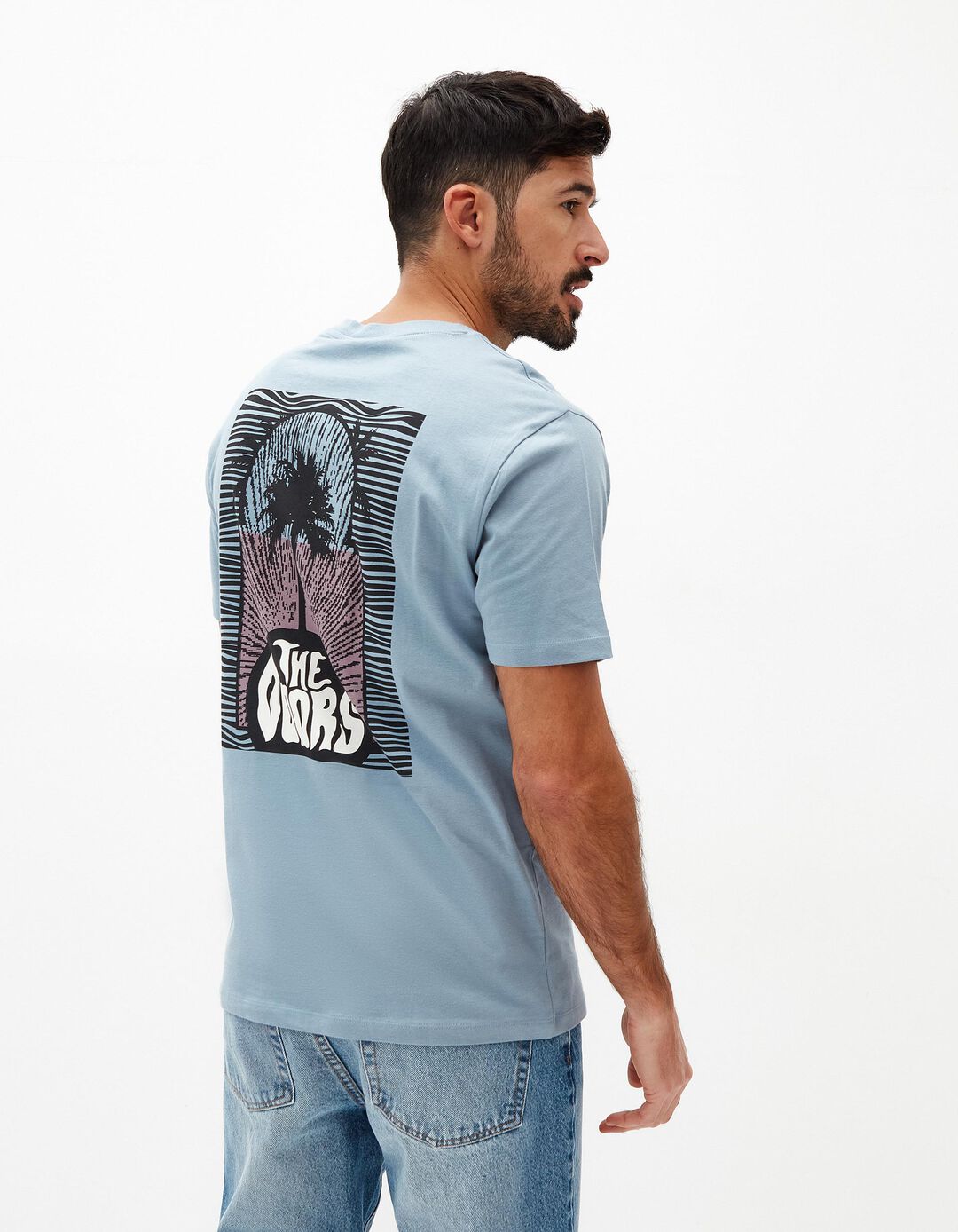 T-shirt 'The Doors', Homem, Azul 