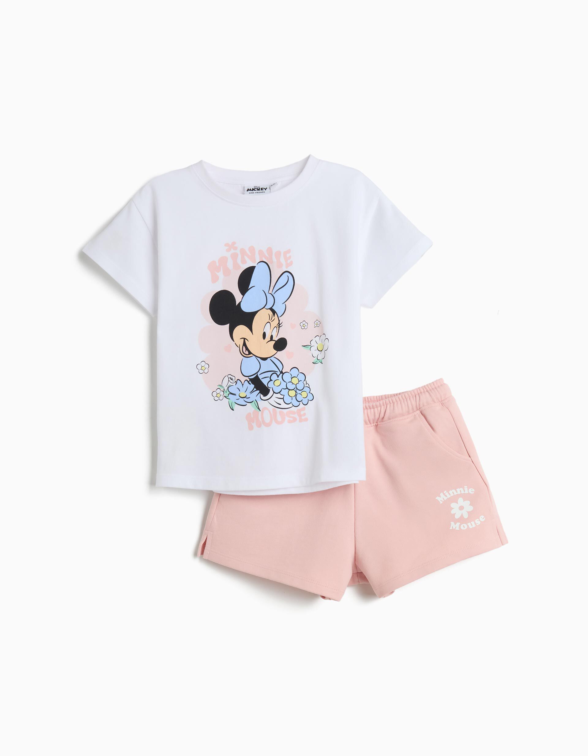 Conjunto 'Minnie' &copy;Disney, Menina, Branco