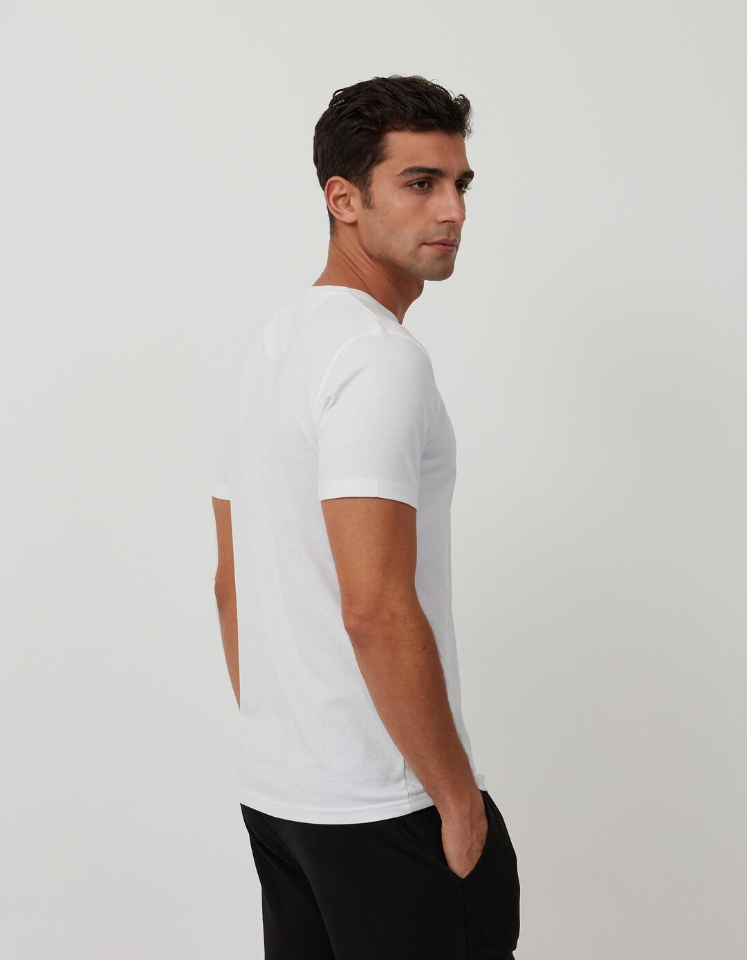T-shirt, Homem, Branco