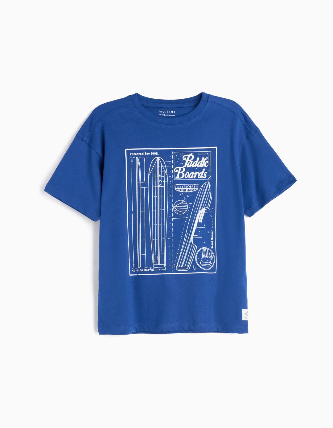 T-shirt Estampado, Menino, Azul Escuro