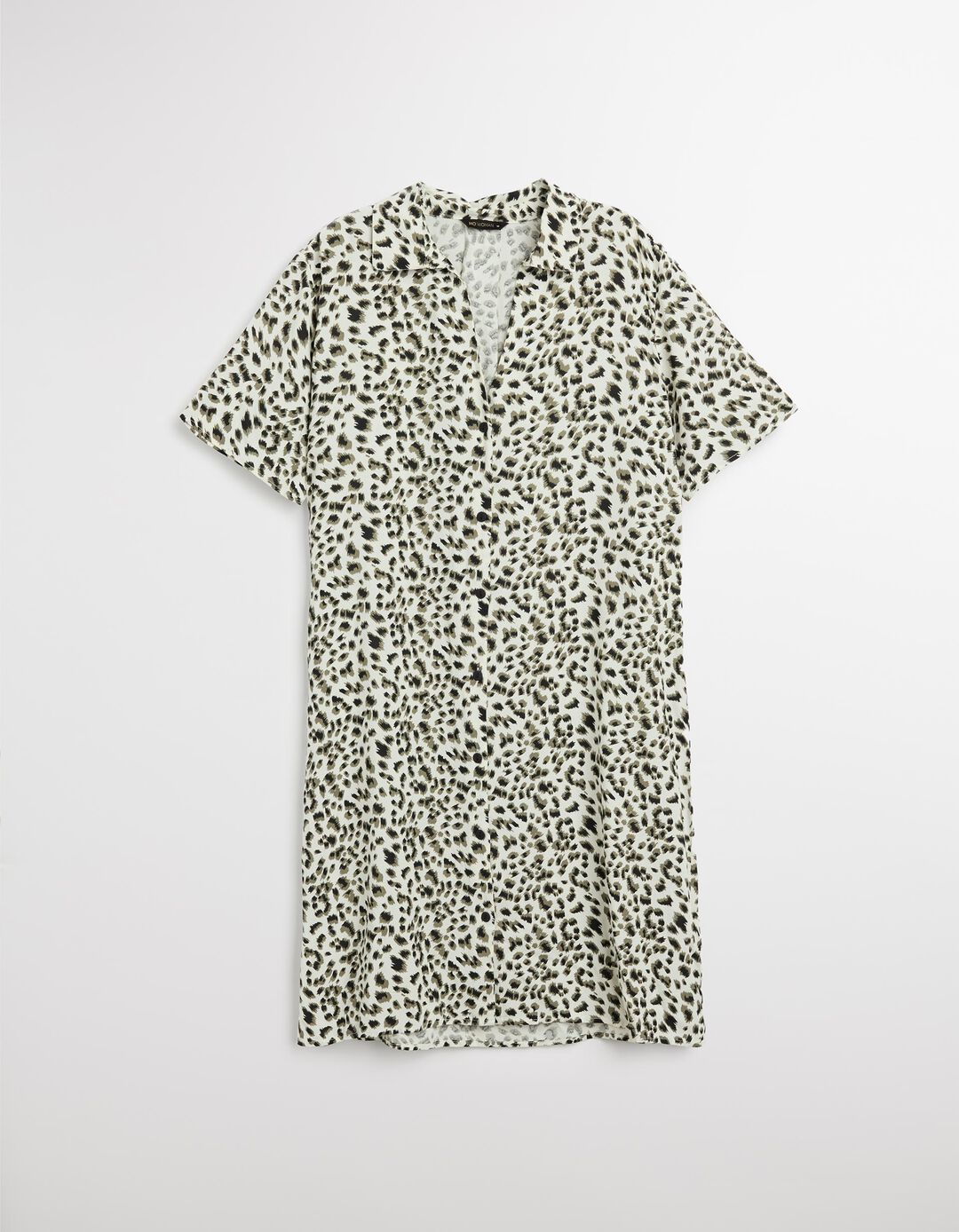Vestido Leopardo, Mulher, Verde Escuro
