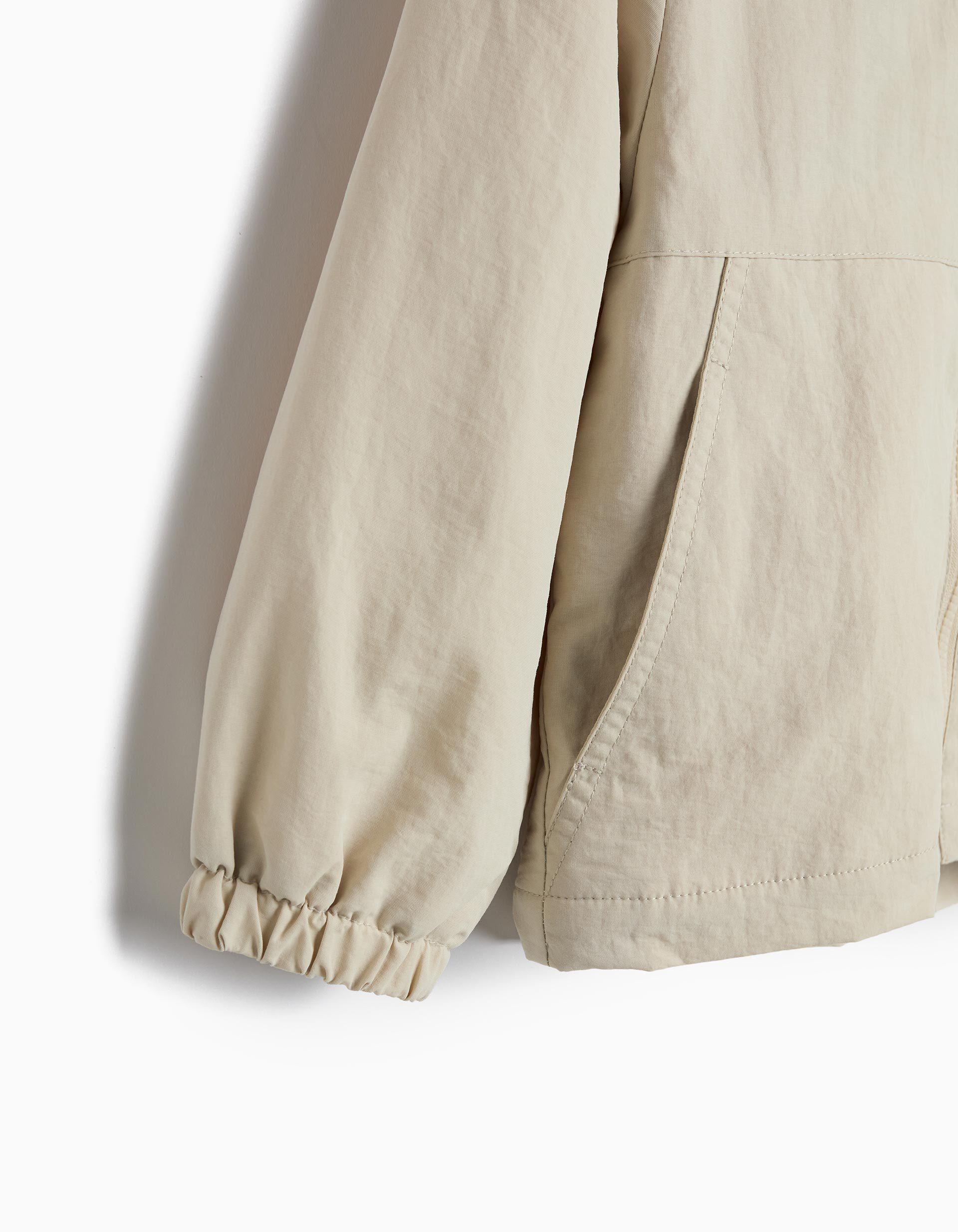 Parka Polar, Menino, Bege Claro