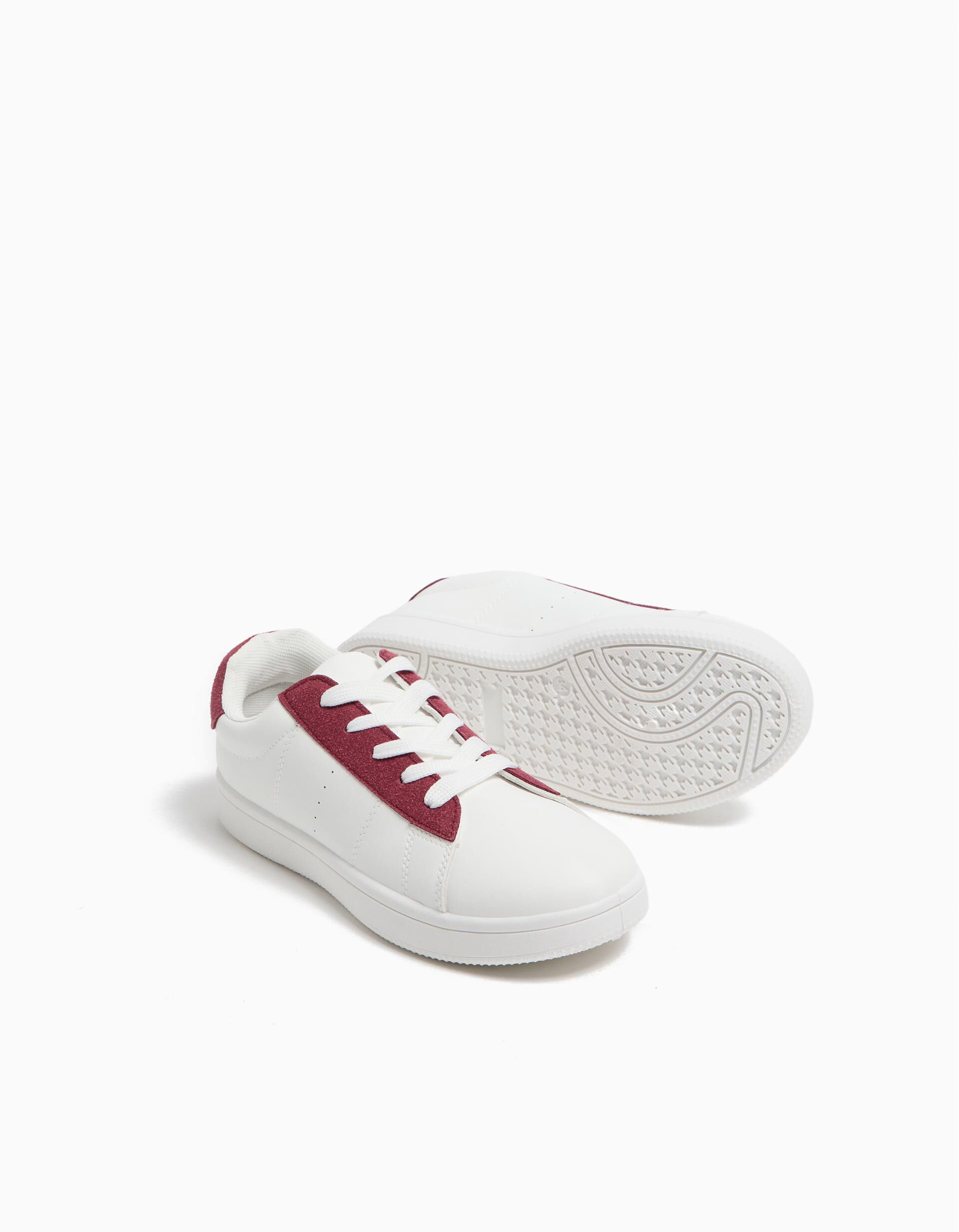 Comprar Online Sapatilhas Contraste, Crian&ccedil;a, Vermelho Escuro