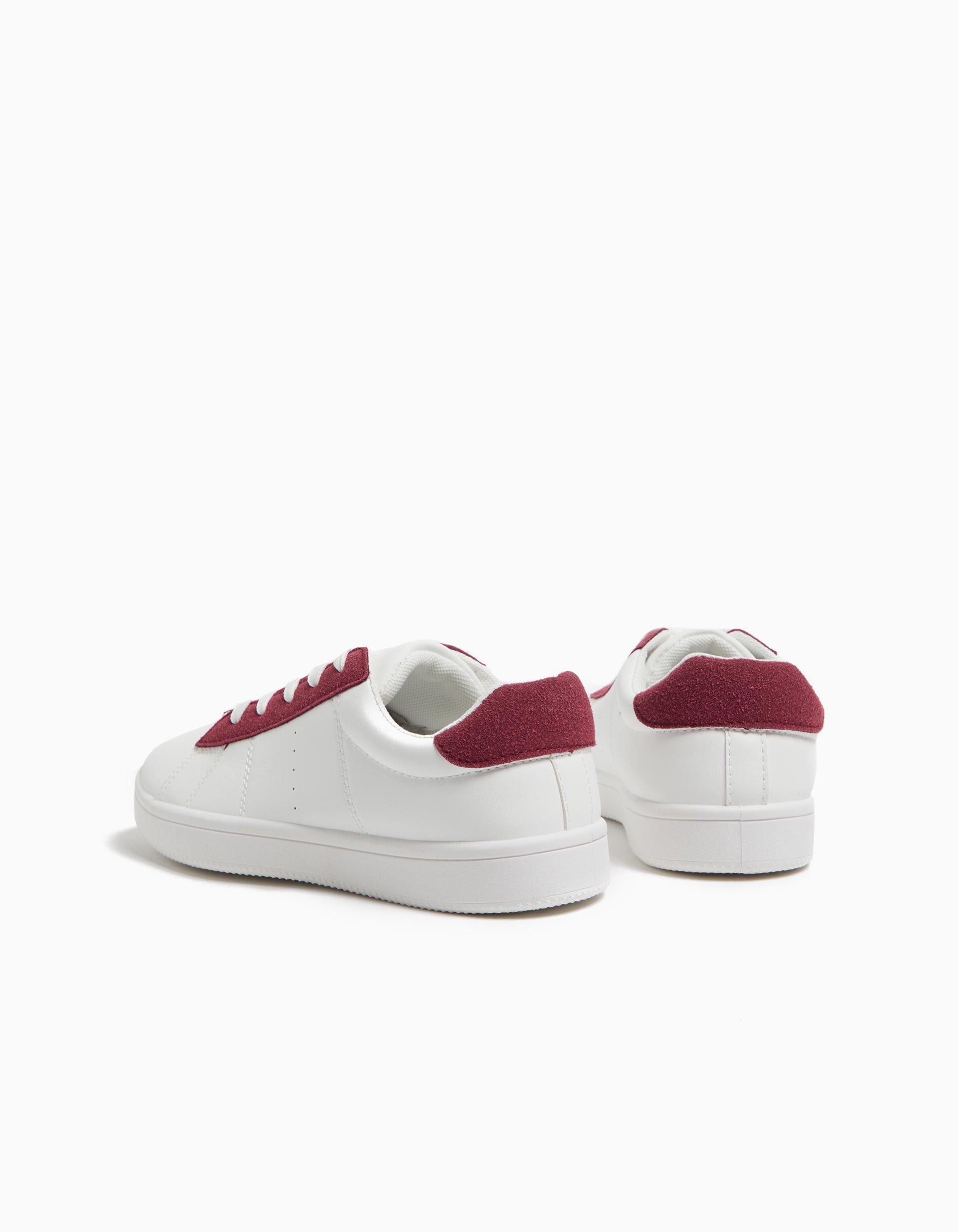 Comprar Online Sapatilhas Contraste, Crian&ccedil;a, Vermelho Escuro