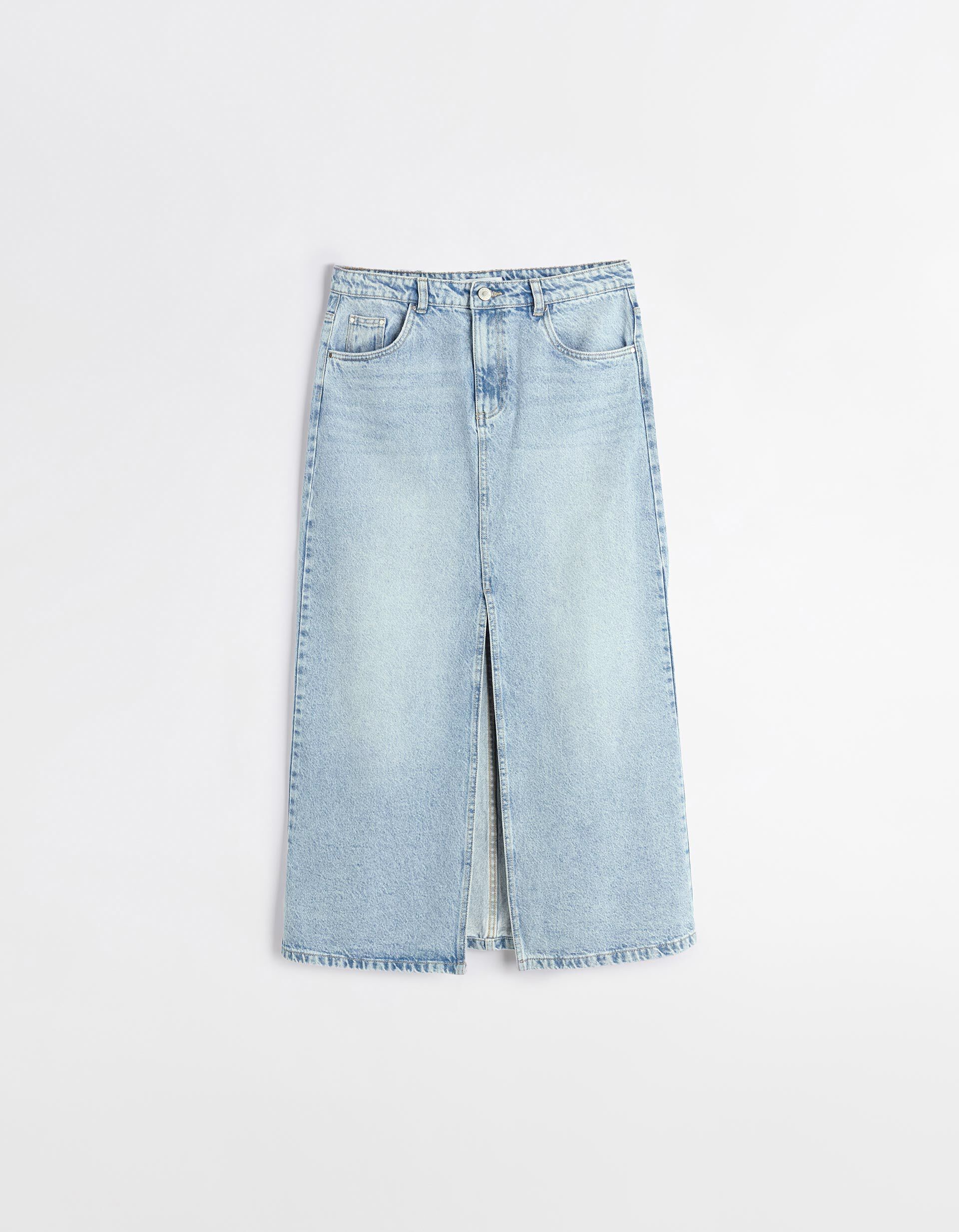 Comprar Online Saia de Ganga Comprida, Mulher, Azul Claro