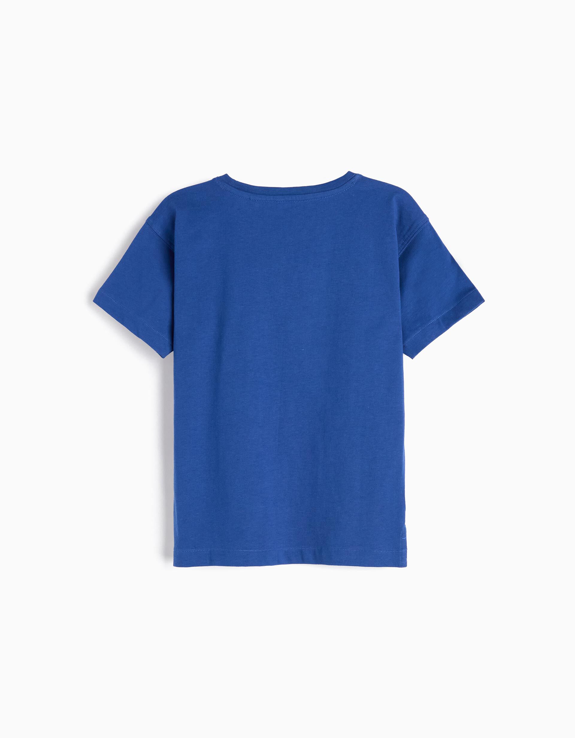 Comprar Online T-shirt Estampado, Menino, Azul Escuro 