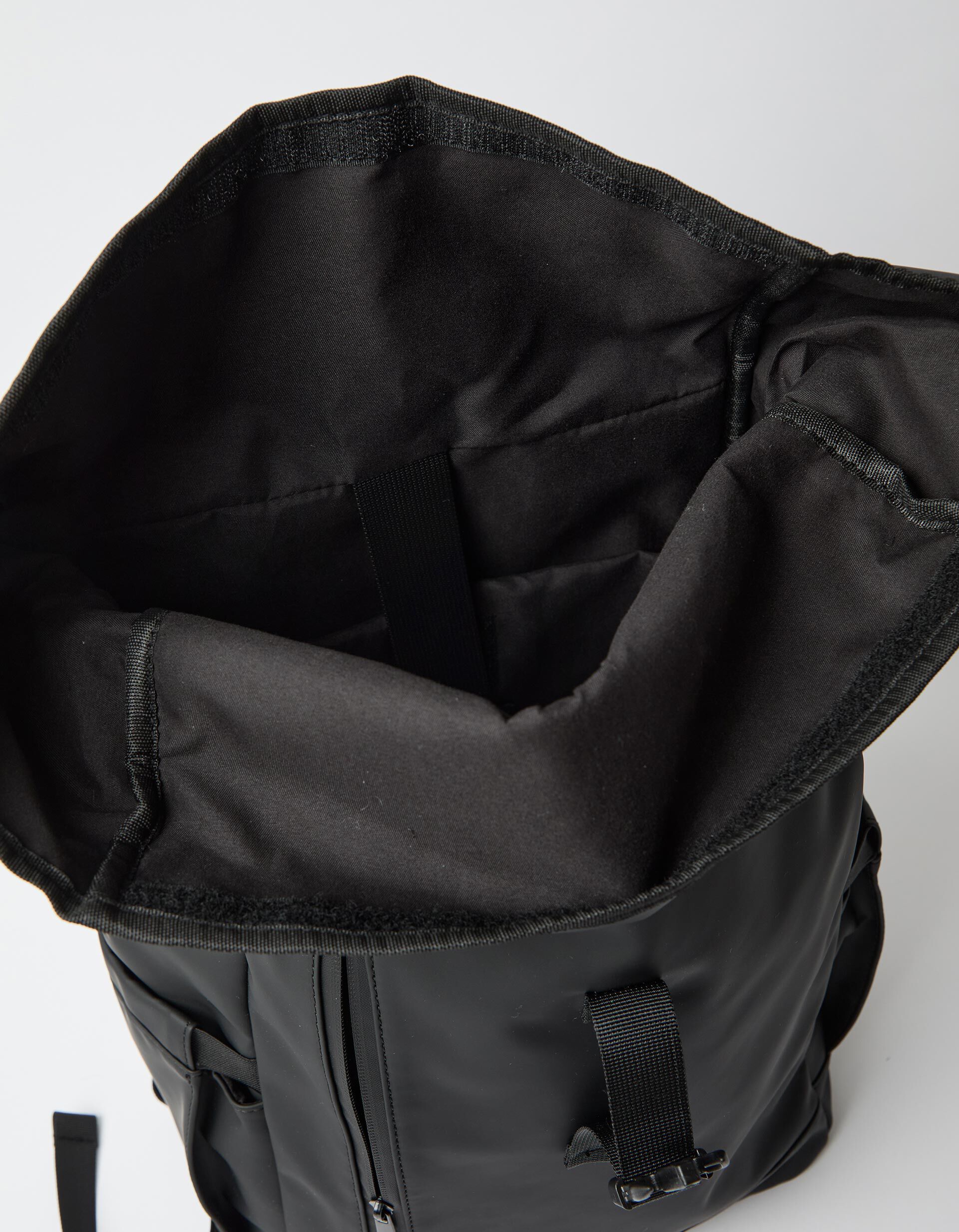 Mochila 'Rolltop', Homem, Preto