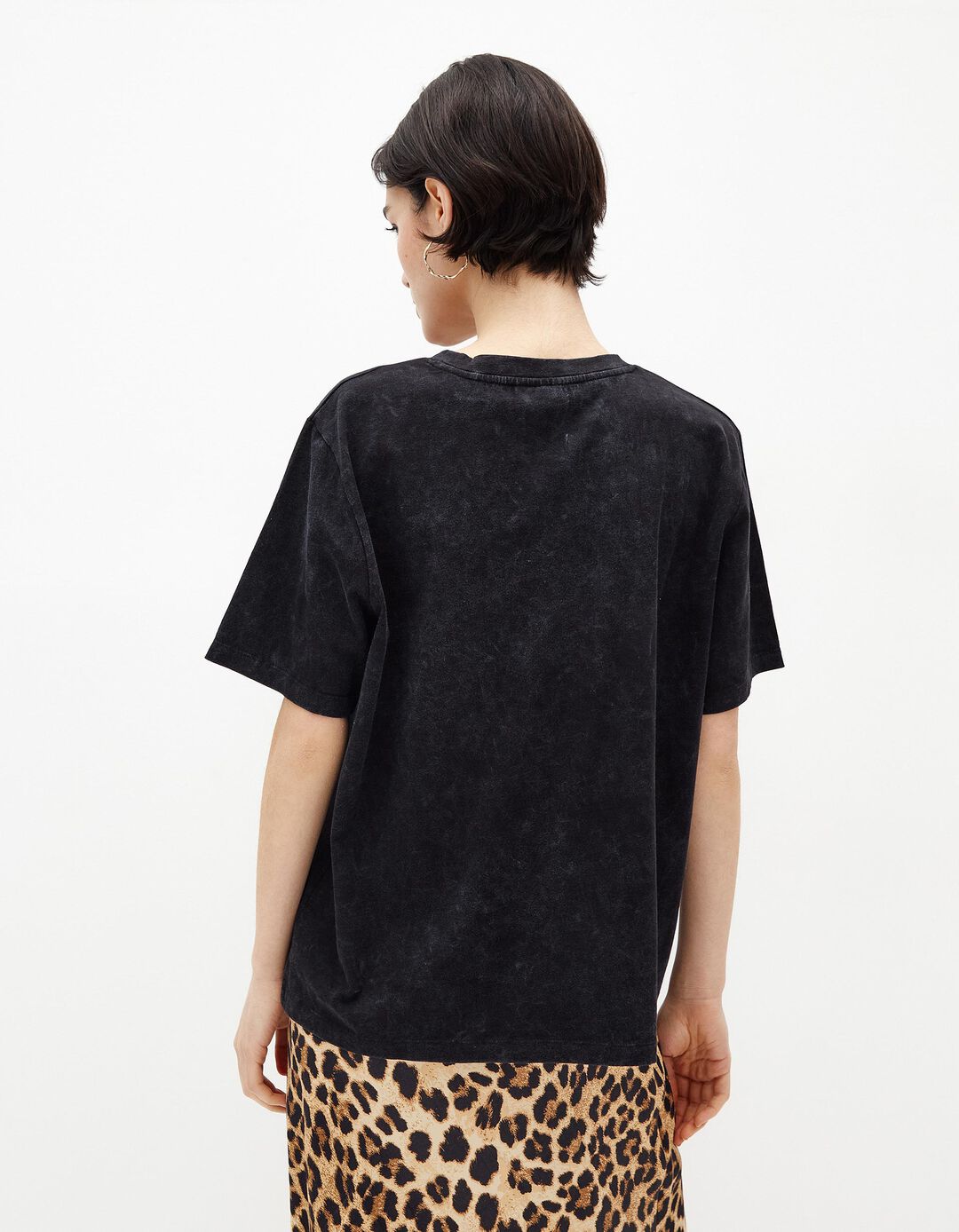 T-shirt 'Nirvana', Mulher, Preto