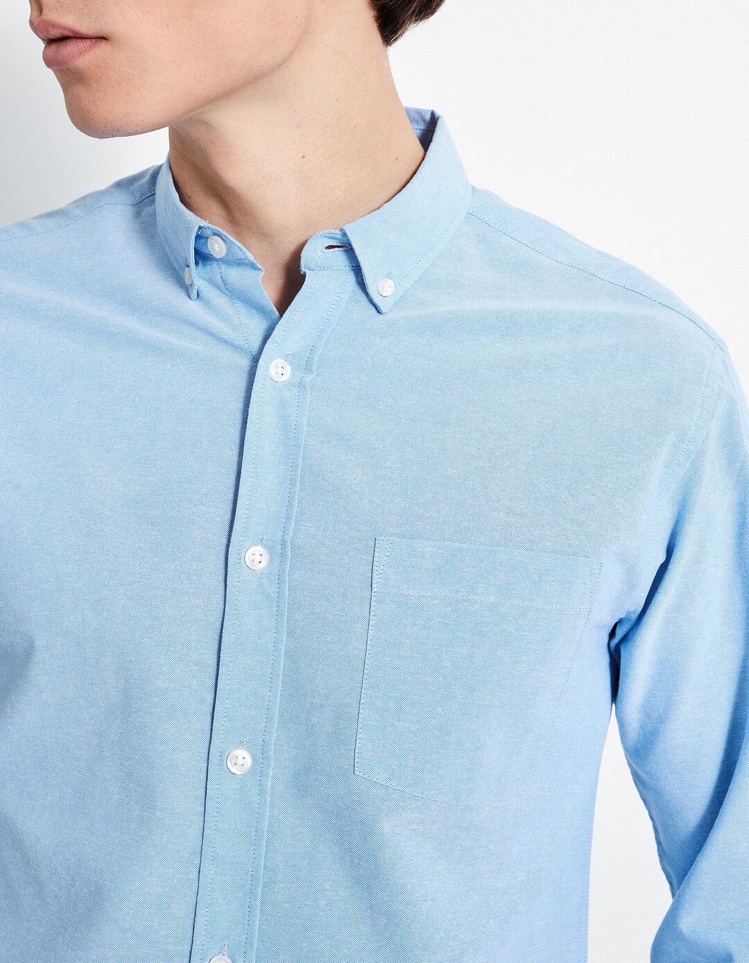Camisa, Homem, Azul
