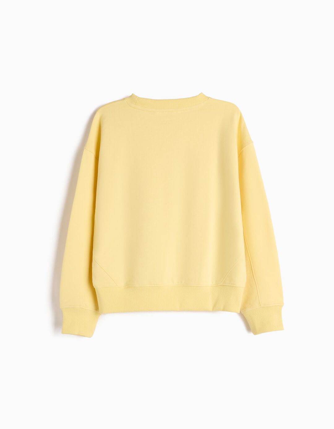 Sweatshirt Estampado, Menina, Amarelo Claro 