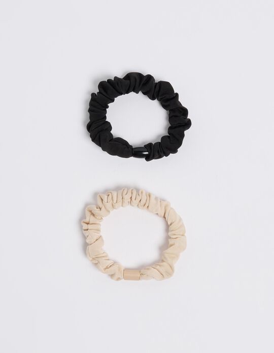 Comprar Online Pack 2 El&aacute;sticos de Cabelo Scrunchies, Mulher, Multicor