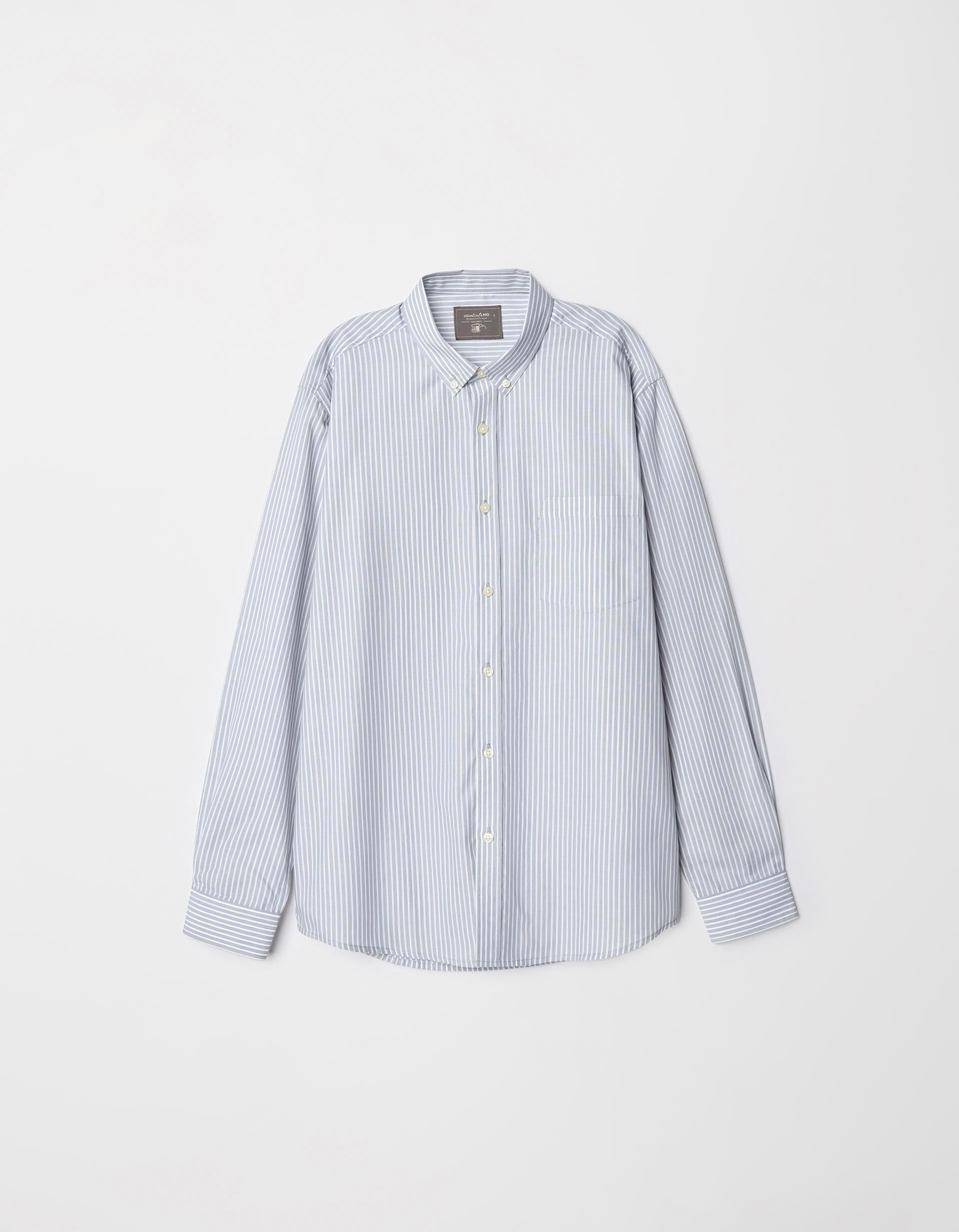 Comprar Online Camisa de Manga Comprida Riscas, Homem