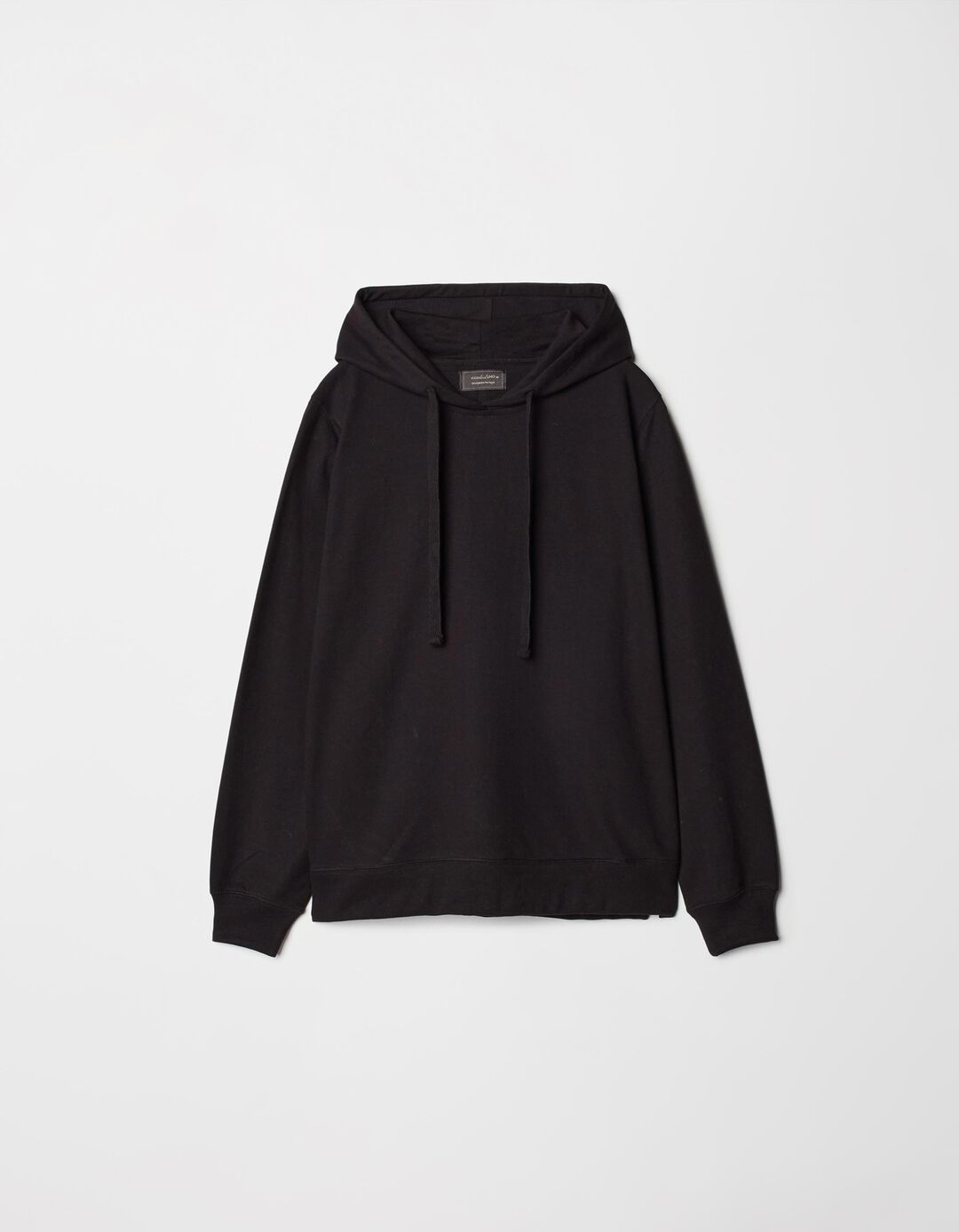 Sweatshirt de Felpa Capuz, Mulher, Preto