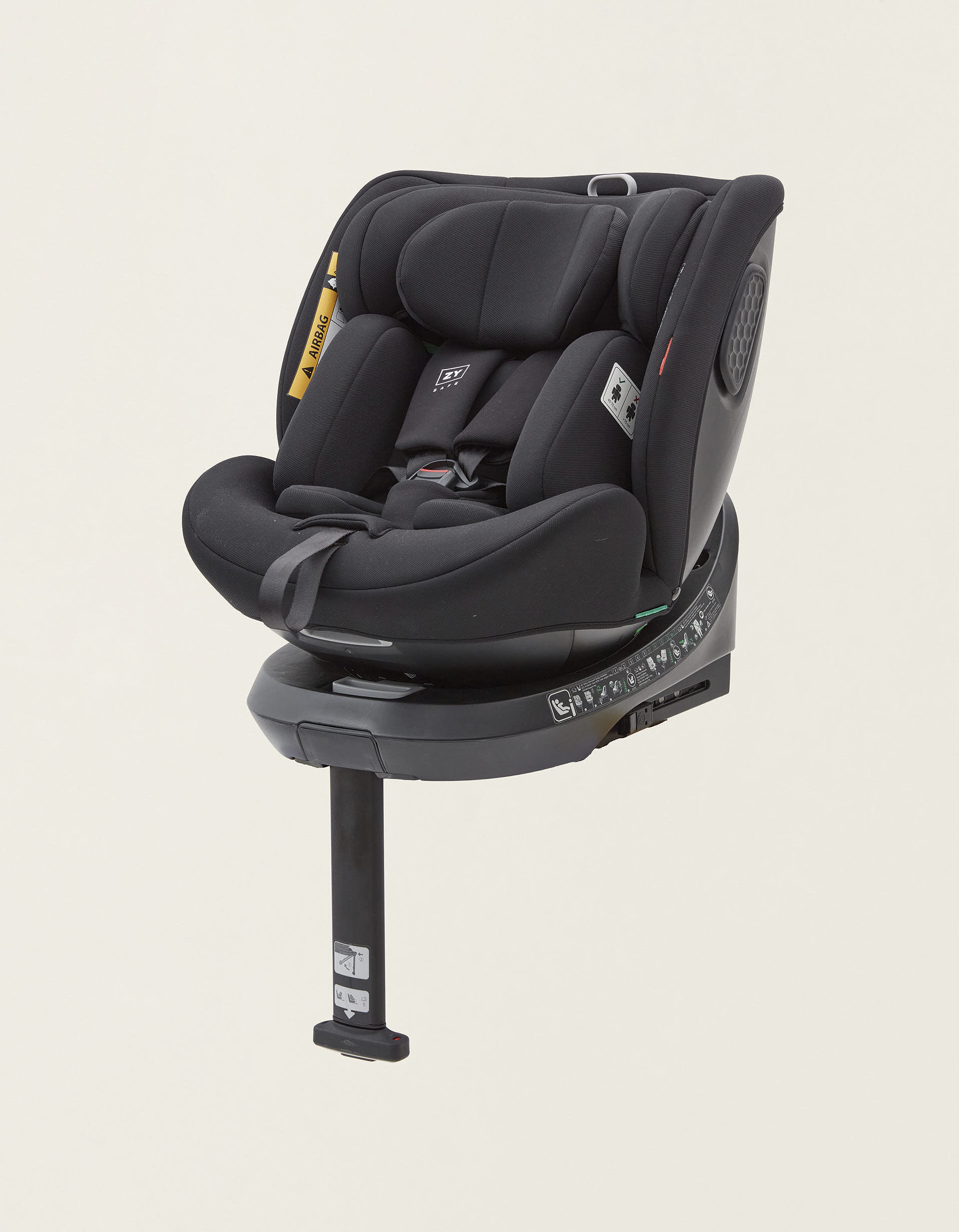 Comprar Online Cadeira Auto I-Size ZY Safe Primecare Isofix (40-150cm), Preto