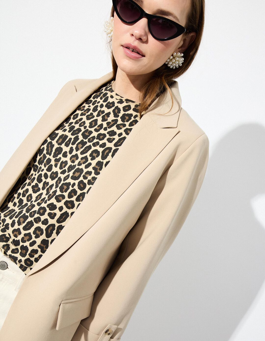 Blazer, Mulher, Bege 