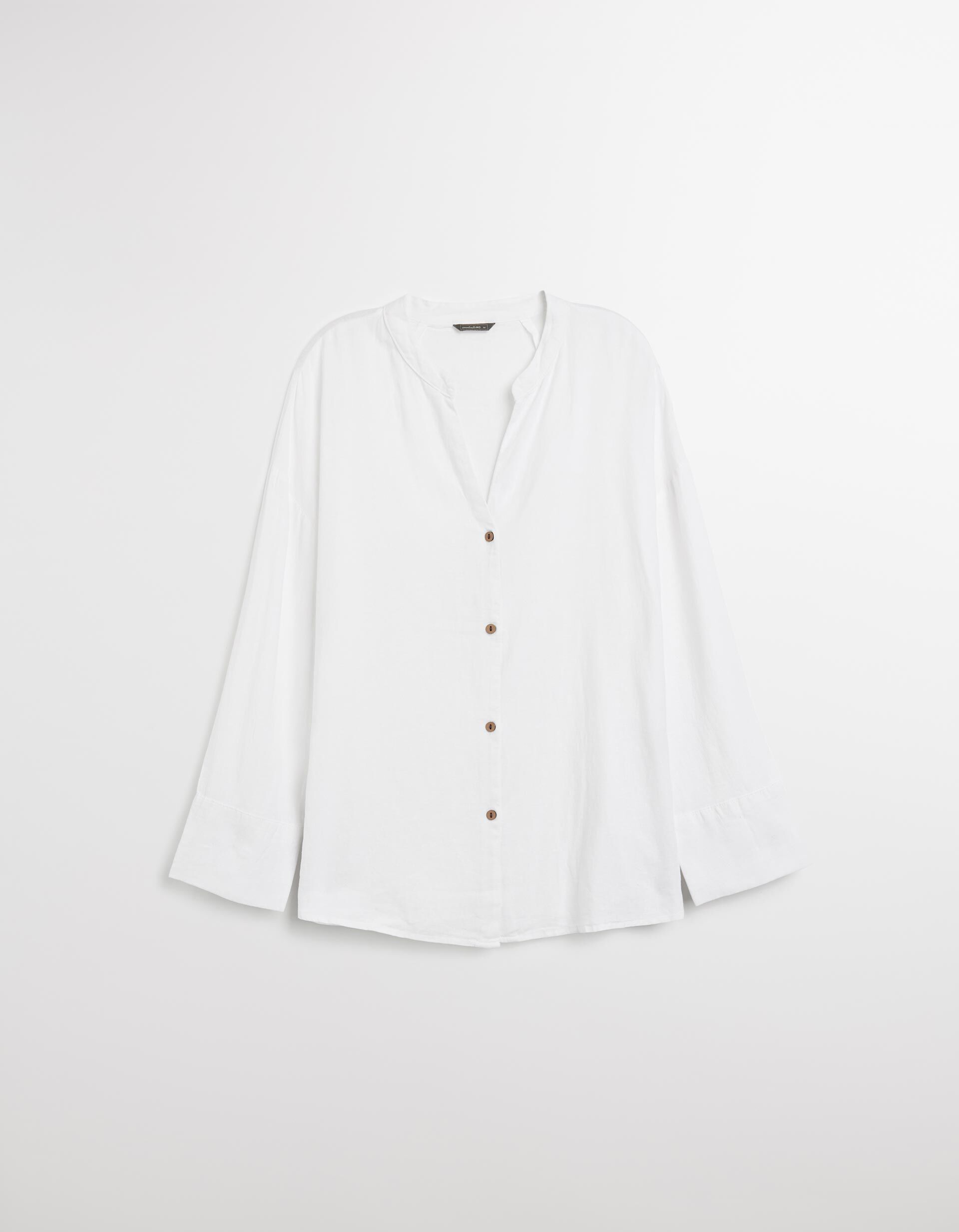 Blusa de Linho, Mulher, Branco 