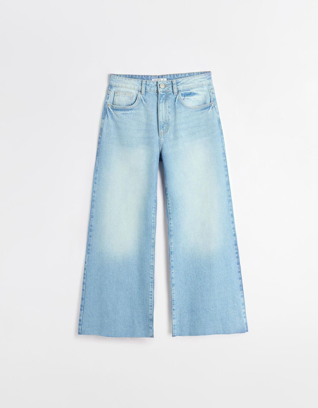 Calças de Ganga Culotte, Mulher, Azul