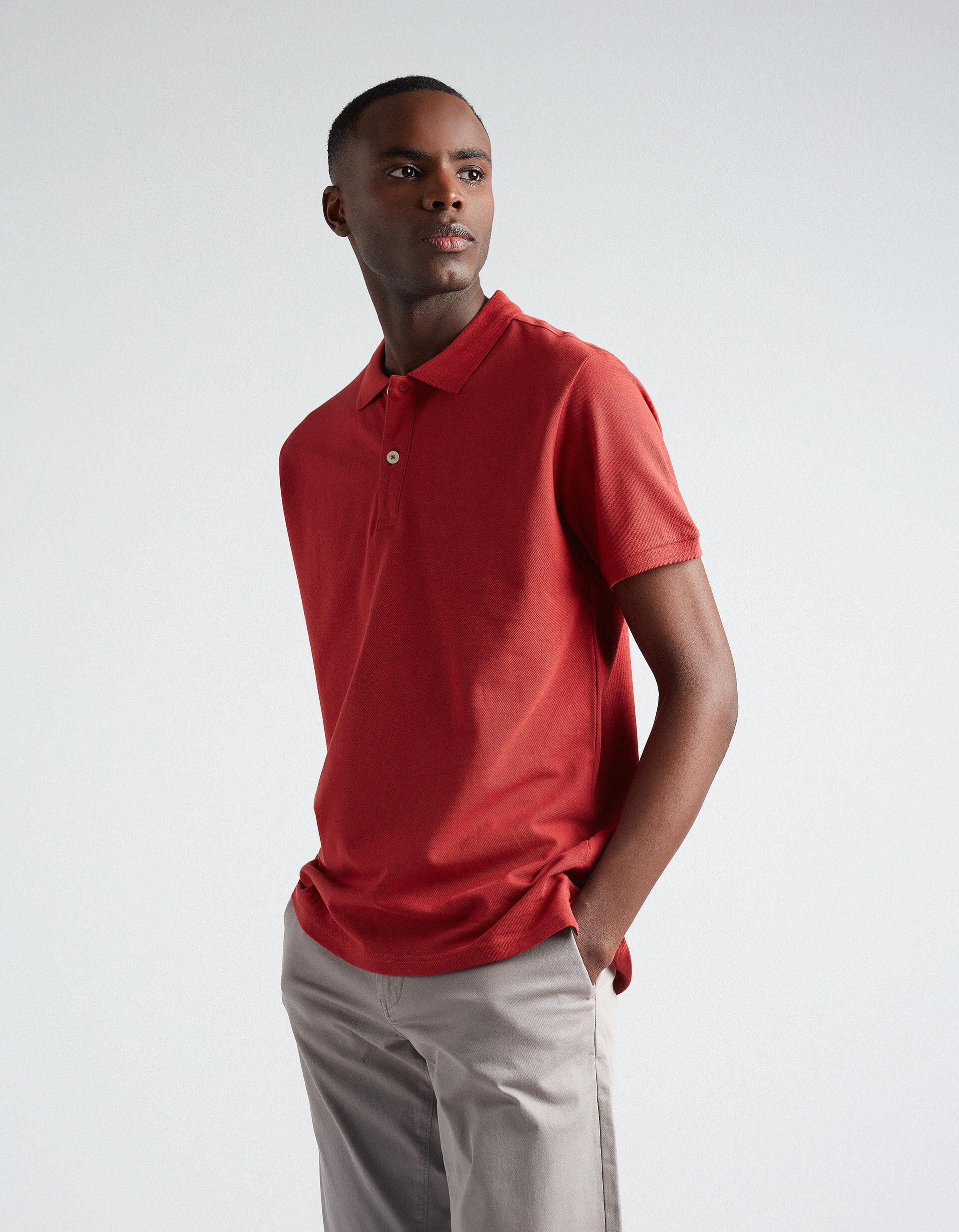 Comprar Online Polo Piquet, Homem, Vermelho