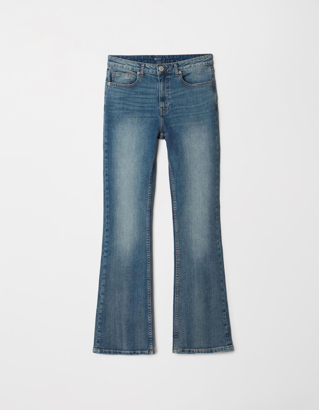 Calças de Ganga Bootcut, Mulher, Azul Escuro