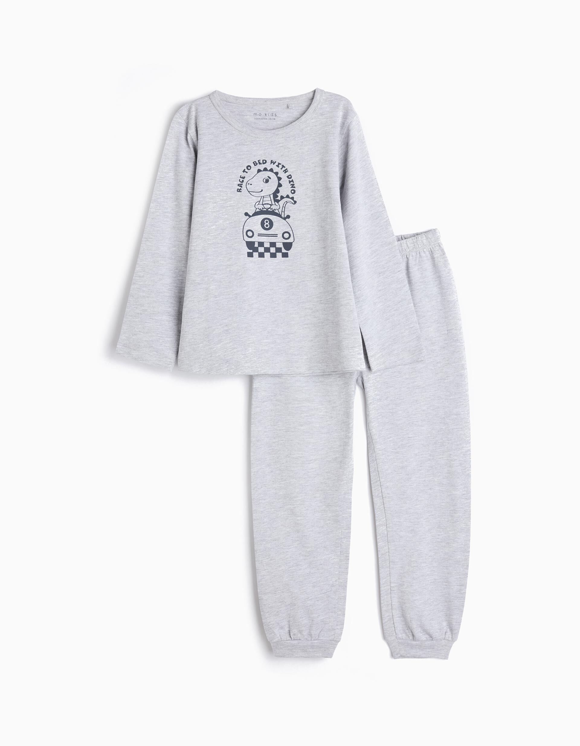 Comprar Online Pijama Jersey, Menino, Cinzento Claro