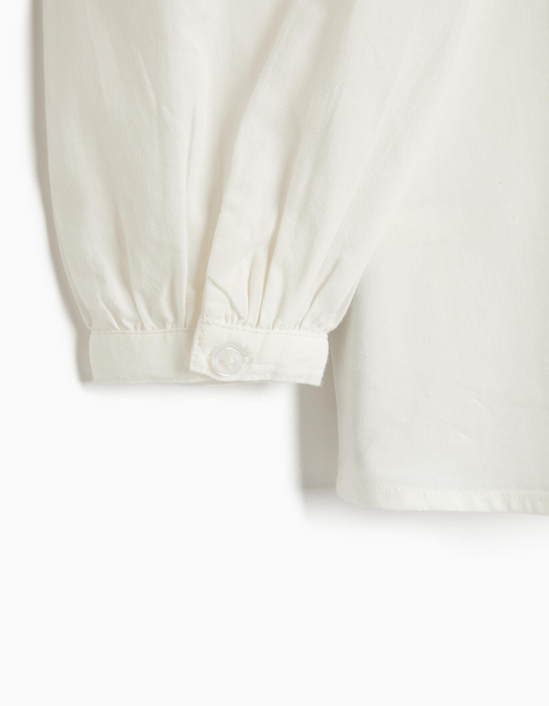 Blusa, Menina, Branco