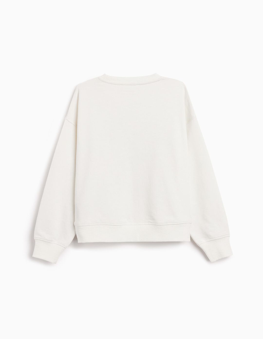 Sweatshirt, Menina, Branco 