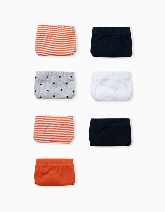 Comprar Online 7 Cuecas 100% Algodão, Menino, Multicor