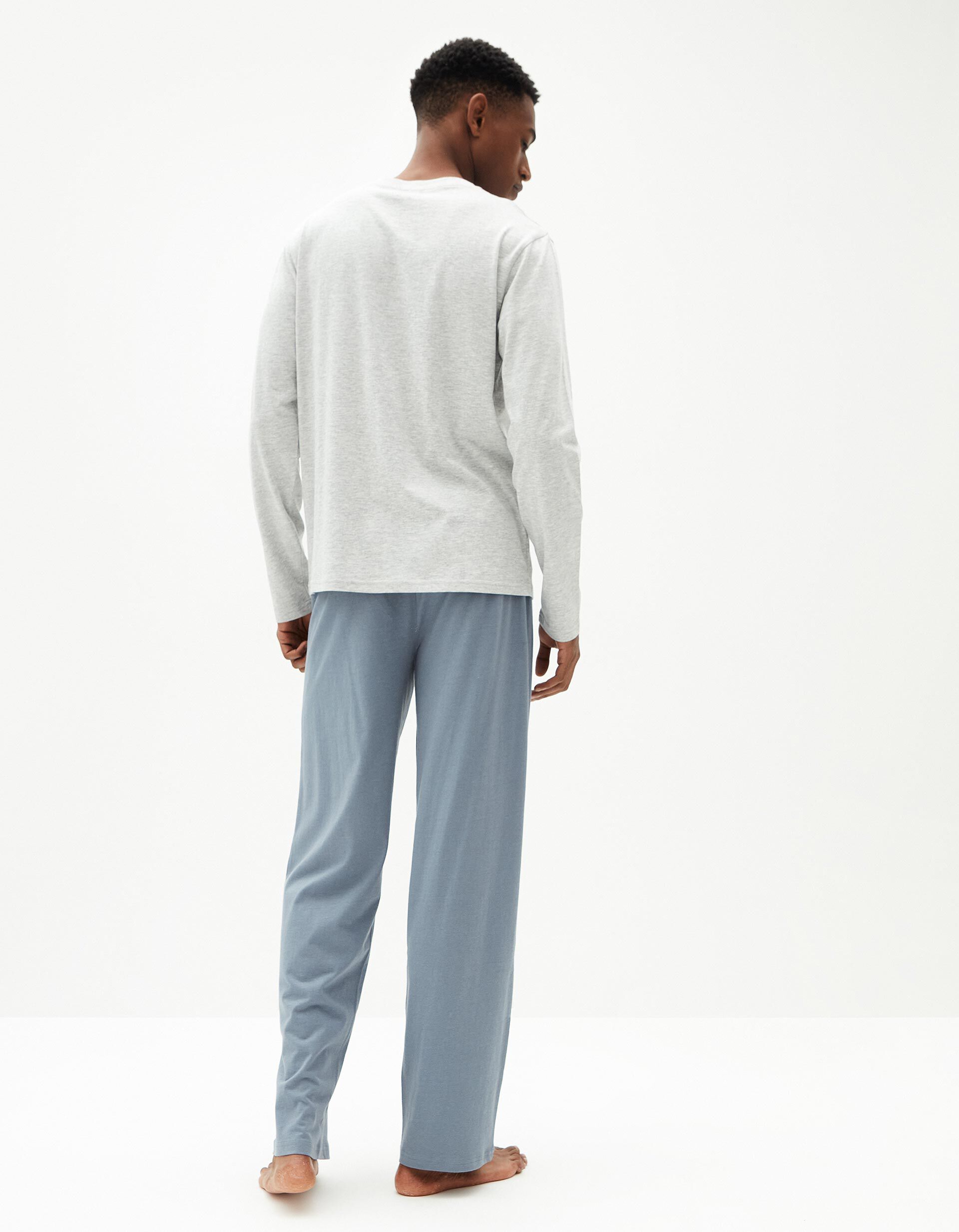 Comprar Online Pijama Jersey, Homem, Cinzento Claro