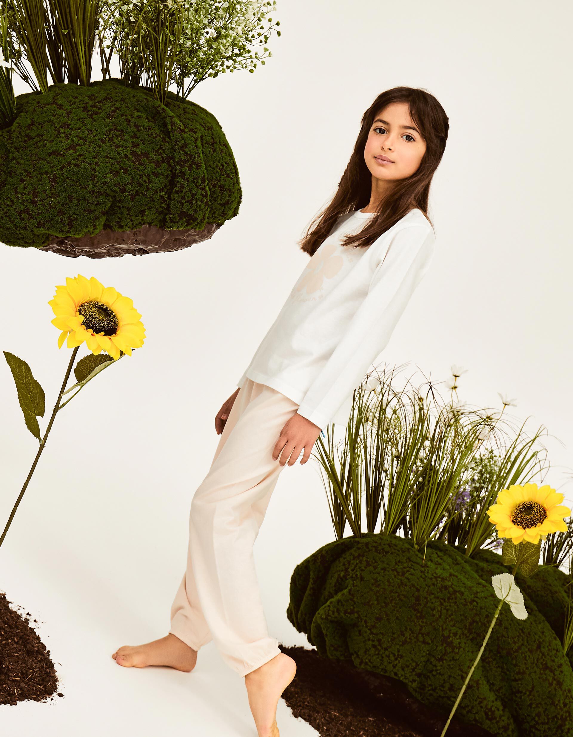 Comprar Online Pijama Jersey, Menina, Rosa Claro