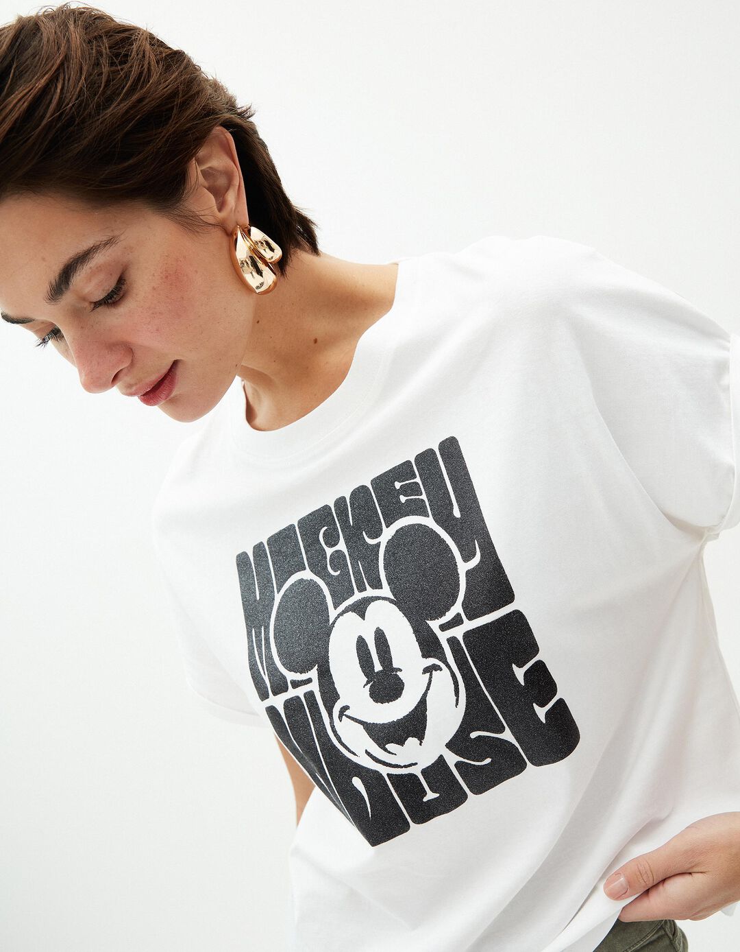 T-shirt 'Disney', Mulher, Branca