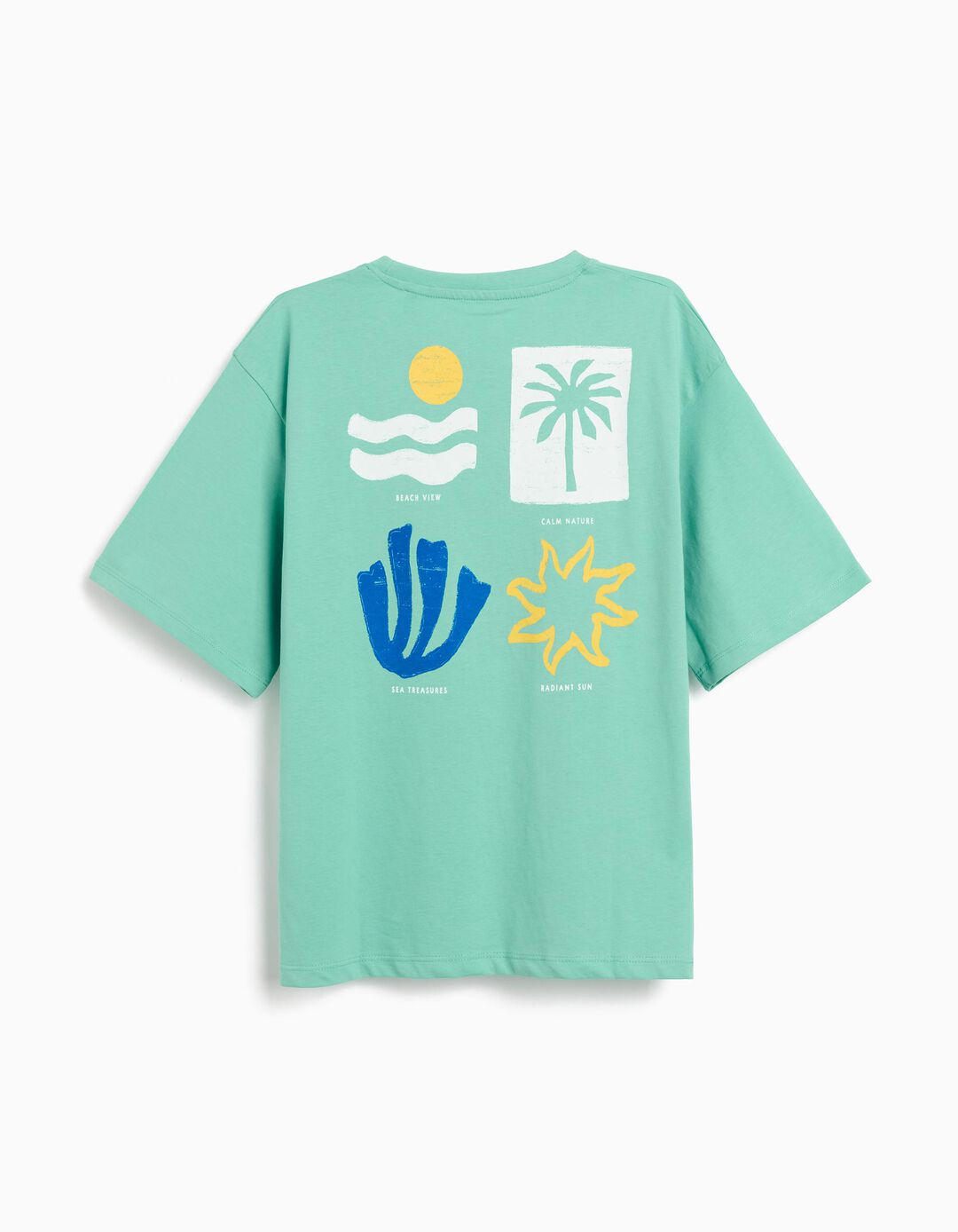 T-shirt, Menino, Verde Claro 