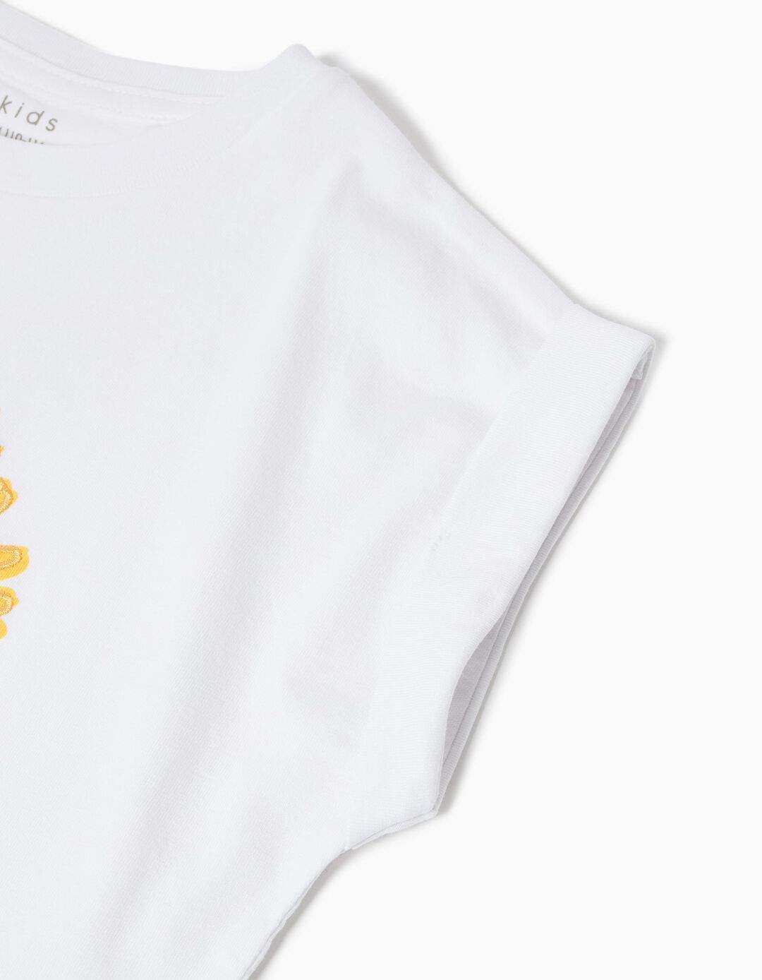 T-shirt, Menina, Branco 