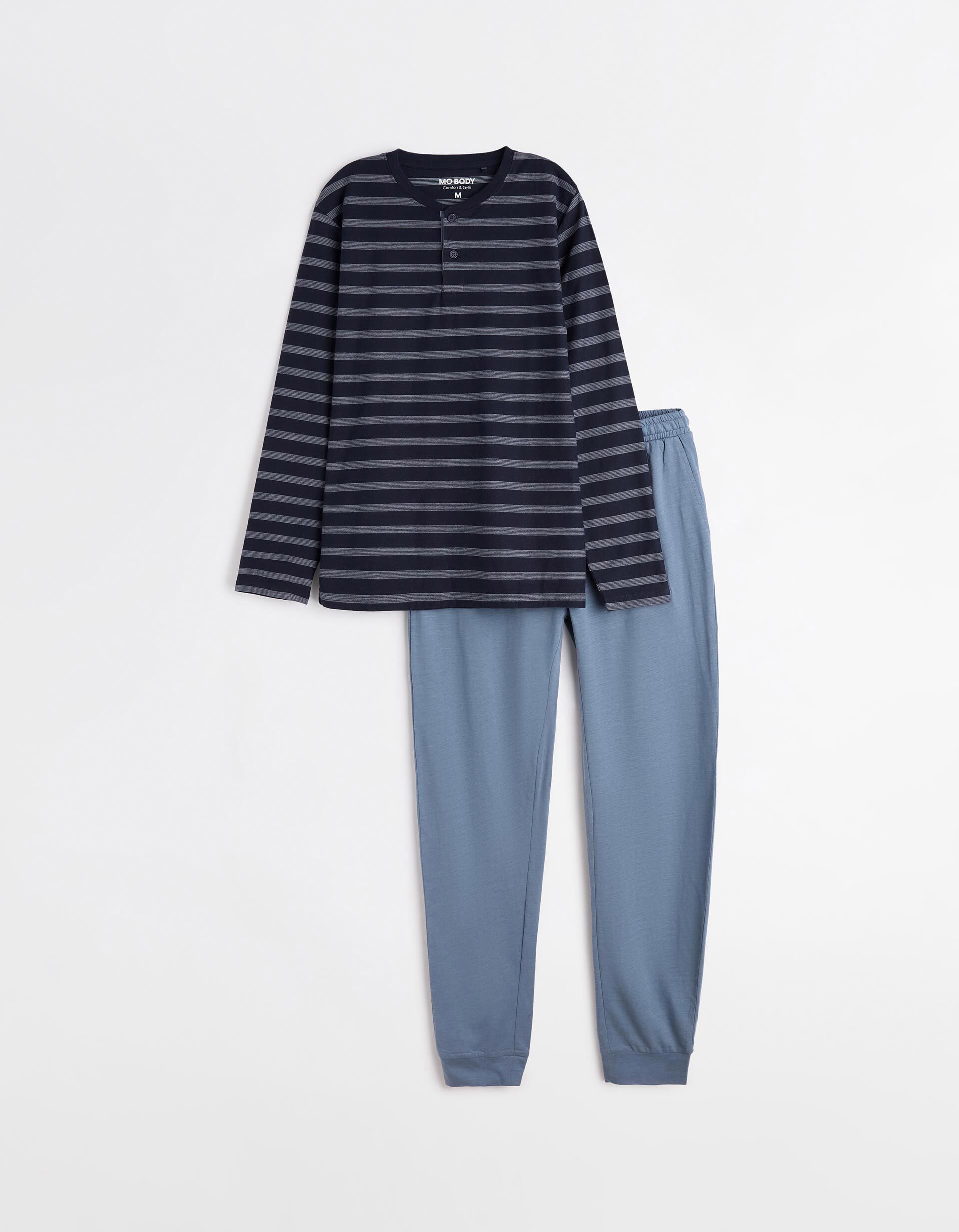 Comprar Online Pijama Riscas, Homem, Azul Escuro