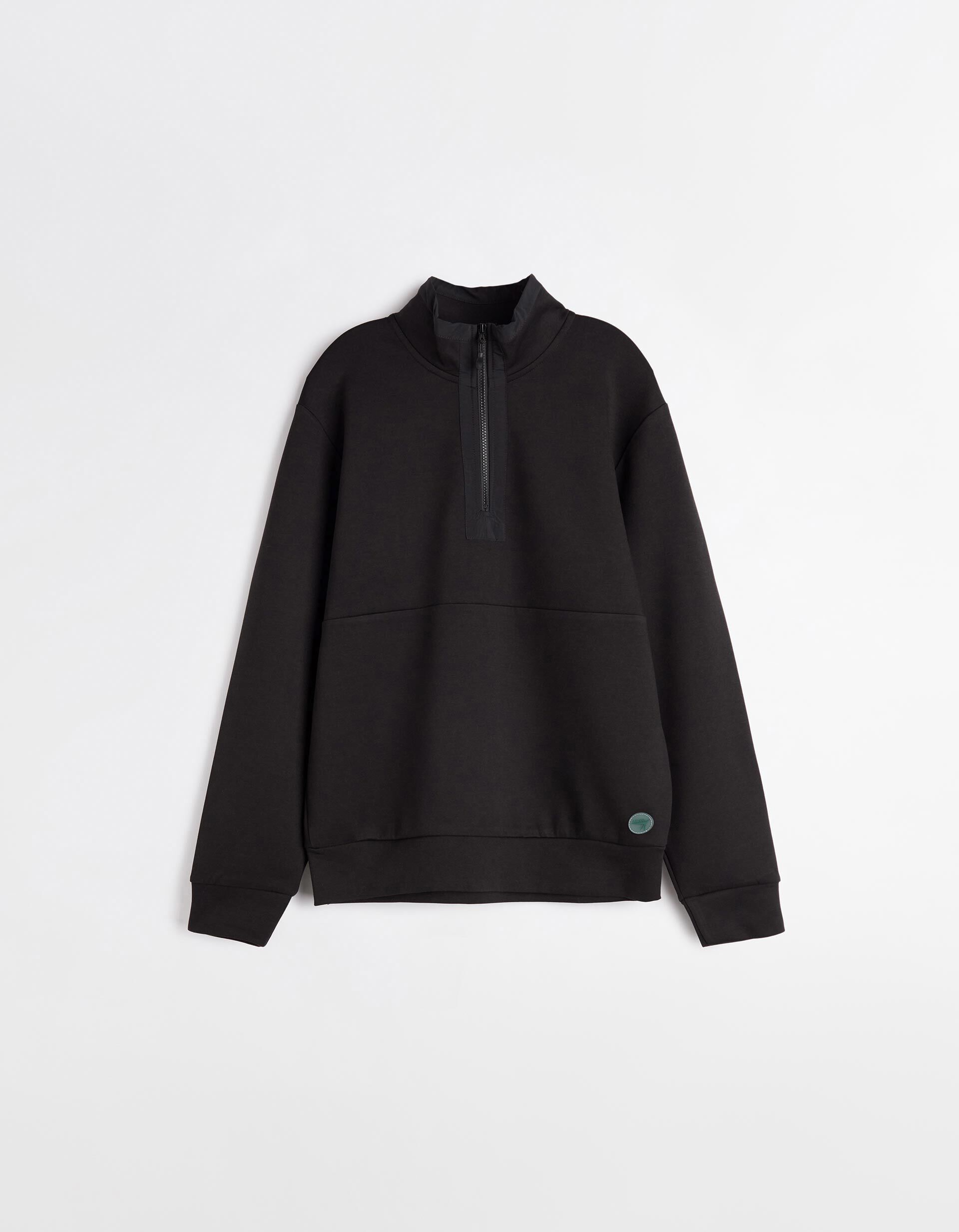 Comprar Online Sweatshirt Fecho de Correr, Homem, Preto