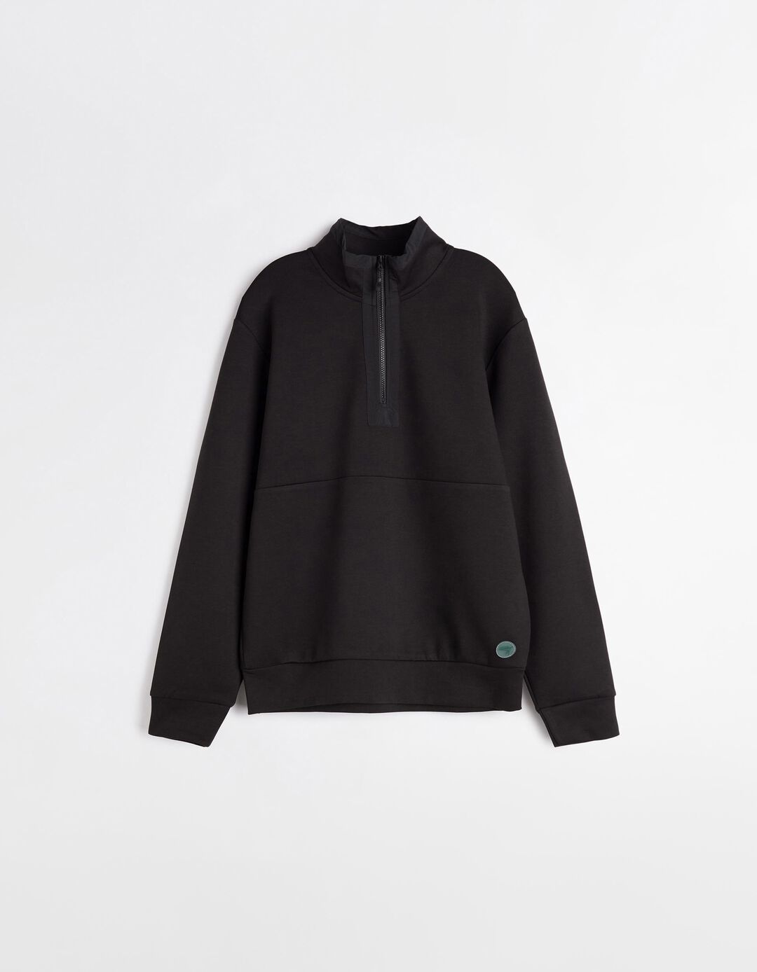 Sweatshirt Fecho de Correr, Homem, Preto