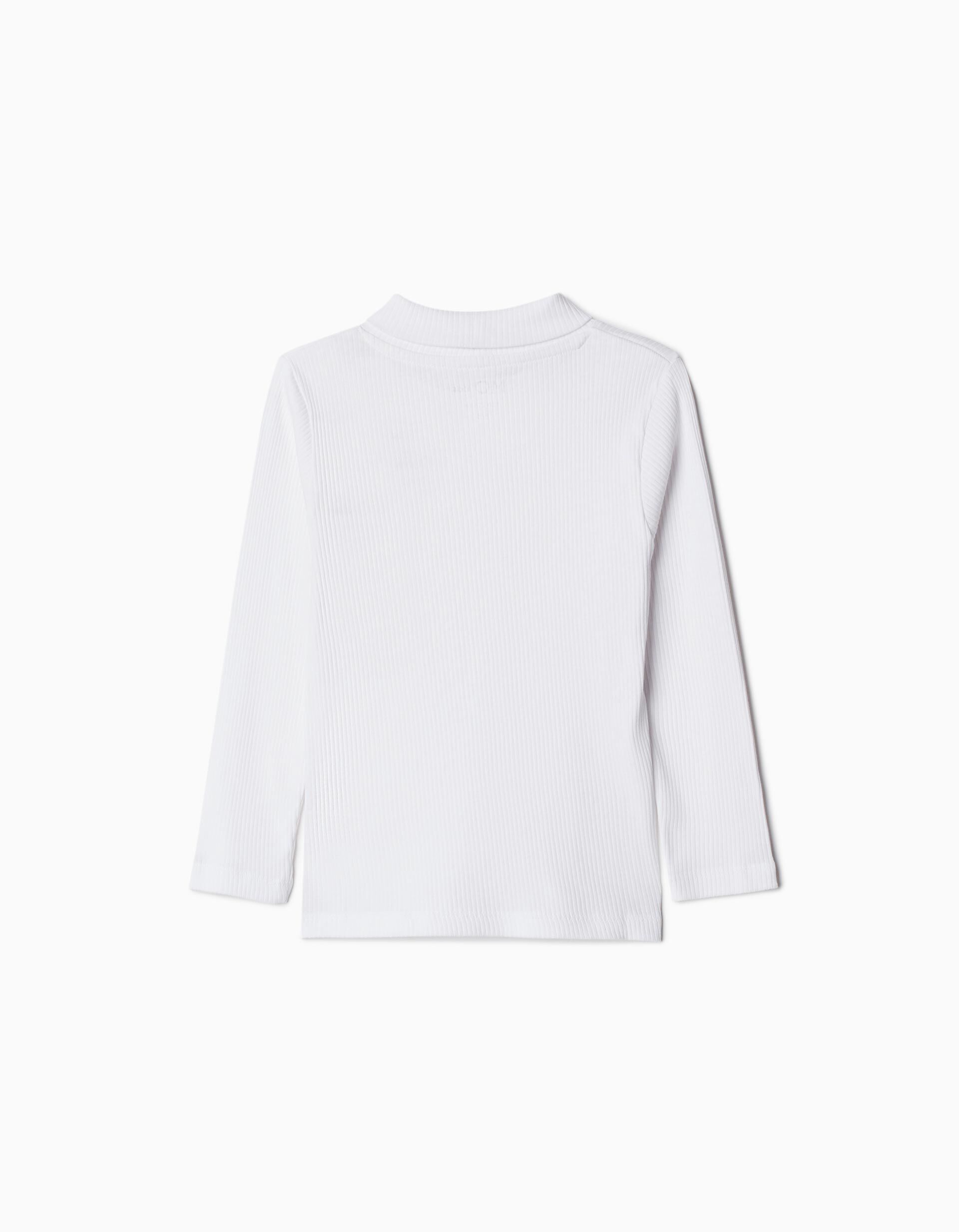 Comprar Online Camisola de Gola Alta, Menina, Branco